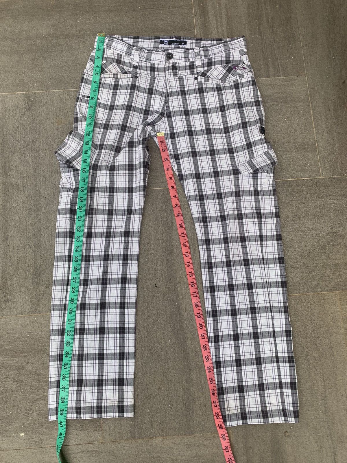 Oakley Oakley Checkered Cargo Pants Size US 34 / EU 50 - 4 Thumbnail