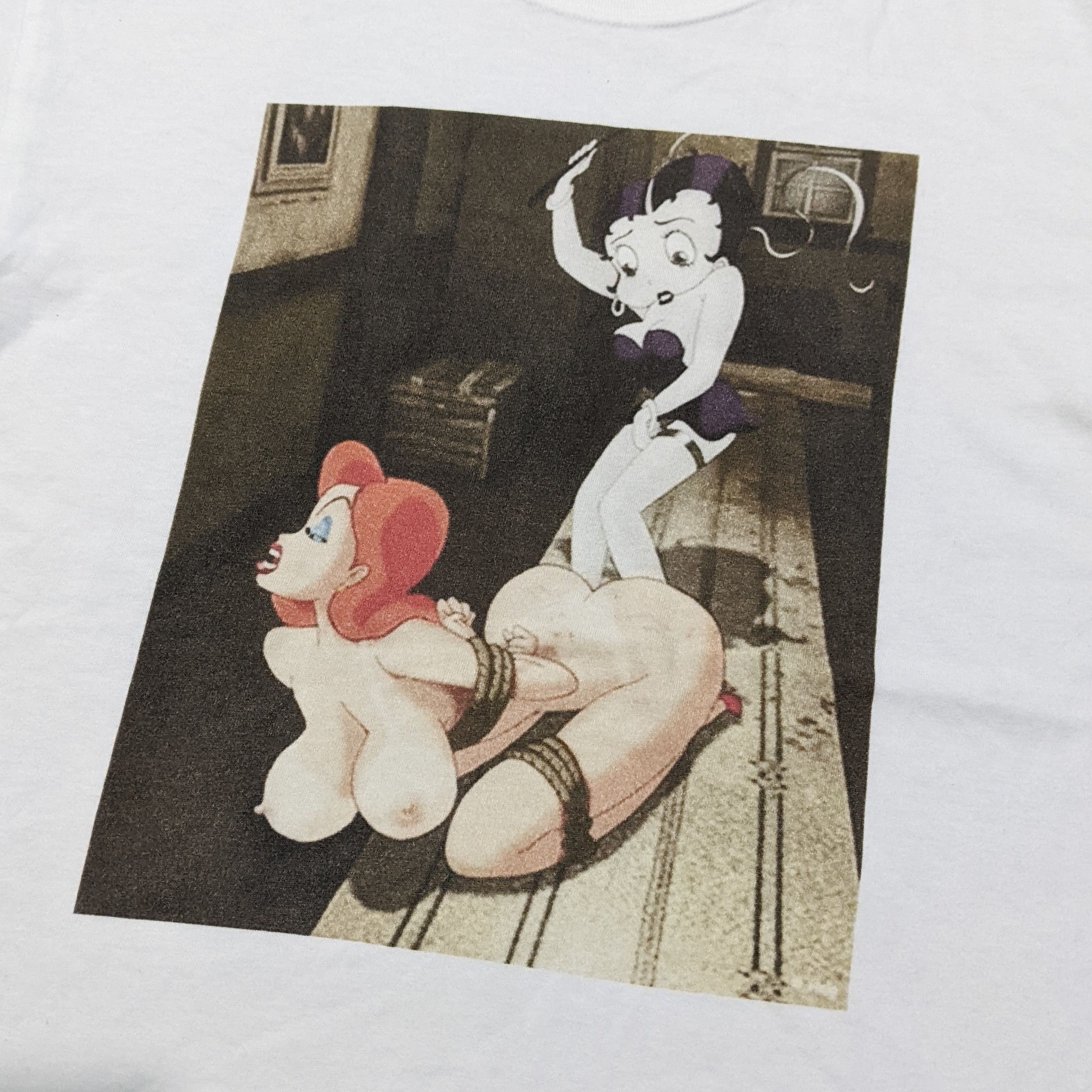 Disney Hentai Betty Boop x Jessica Rabbit Tee | Grailed