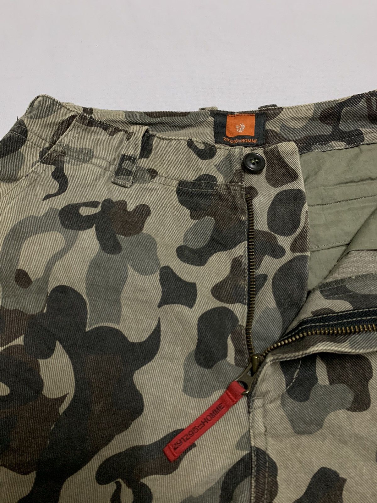 Japanese Brand 291295 Homme cargo pants - Camo pants Size US 30 / EU 46 - 5 Thumbnail