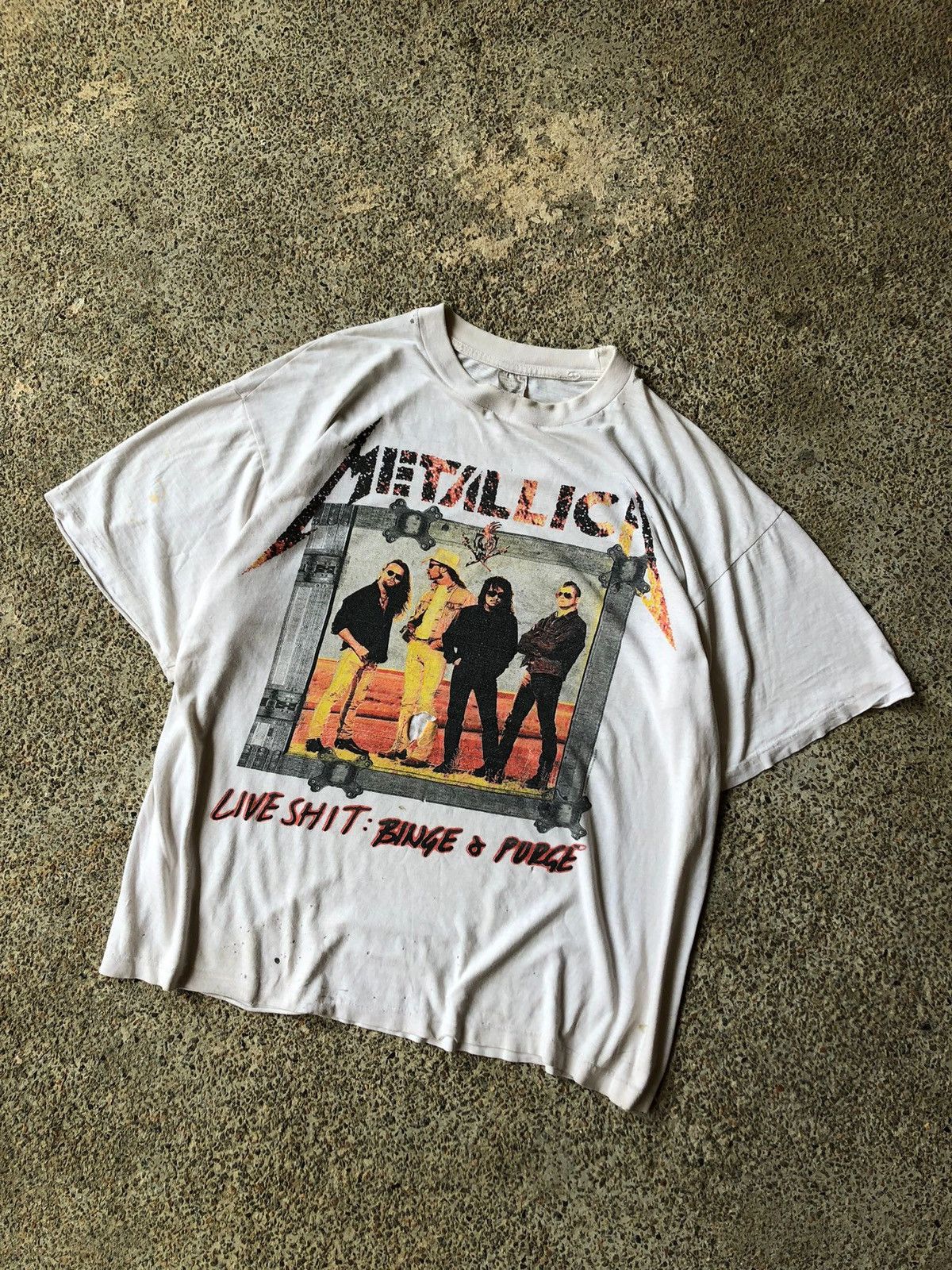 Vintage METALLICA 1994 “LIVE SHIT: BINGE & PURGE”VINTAGE TEE | Grailed