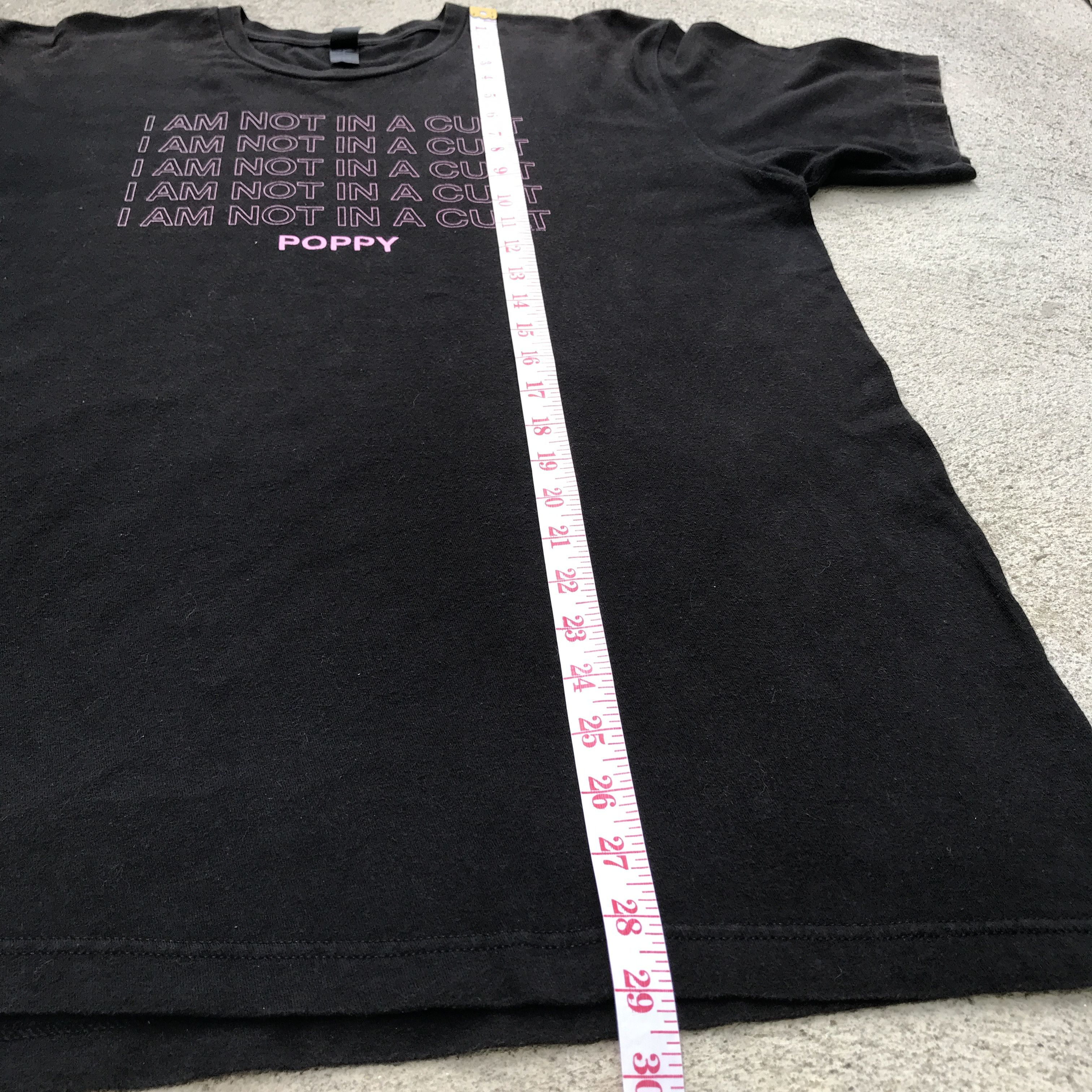 Band Tees × Tultex 2018 POPPY Promo Tee Electronic Industrial music Size US L / EU 52-54 / 3 - 9 Thumbnail