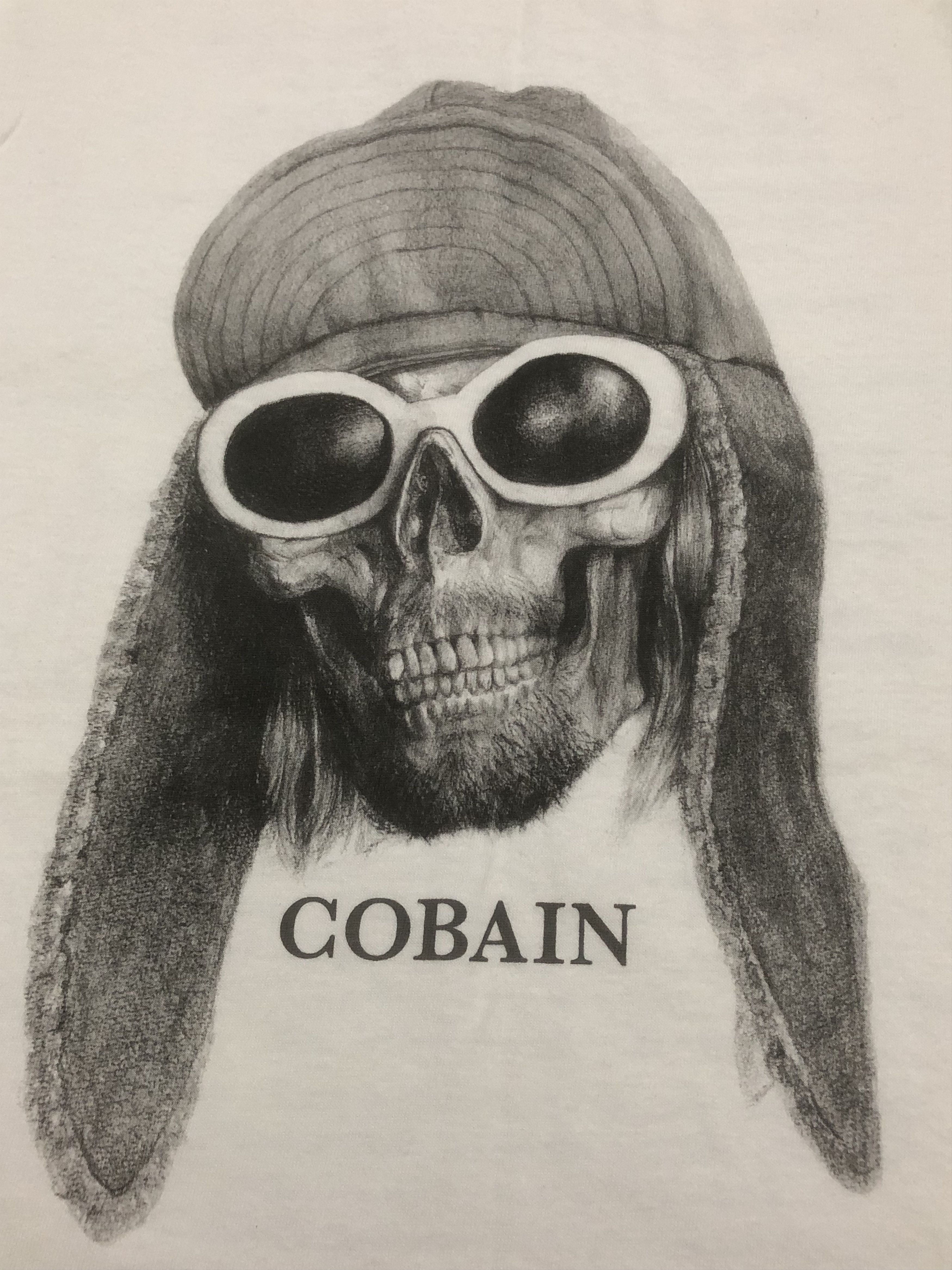 Designer Japanese Brand Bias x Dead Man Kurt Cobain Tshirt Size US M / EU 48-50 / 2 - 3 Thumbnail