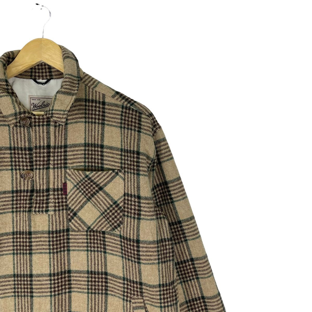 Woolrich Woolen Mills ☀️WOOLRICH RUGGED TARTAN HALF ZIP JACKET Size US S / EU 44-46 / 1 - 3 Thumbnail