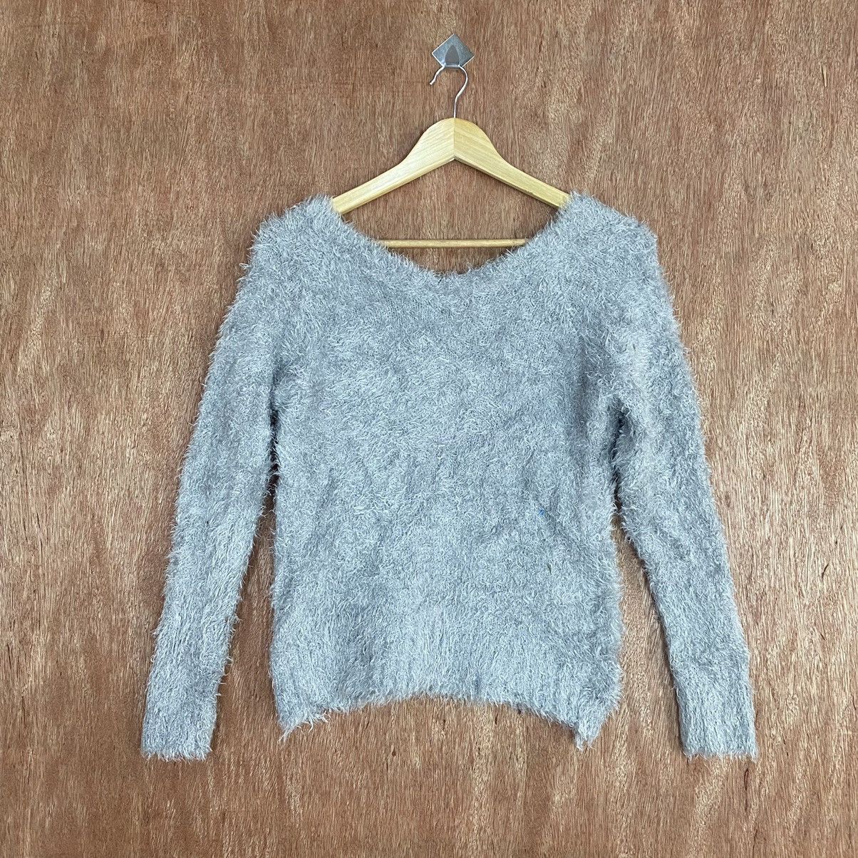 Homespun Knitwear Flower Circle Mohair Shag Shaggy Knitwear #0390 Size US S / EU 44-46 / 1 - 10 Thumbnail