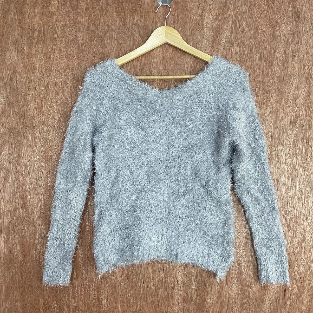 Homespun Knitwear Flower Circle Mohair Shag Shaggy Knitwear #0390 Size US S / EU 44-46 / 1 - 12 Thumbnail
