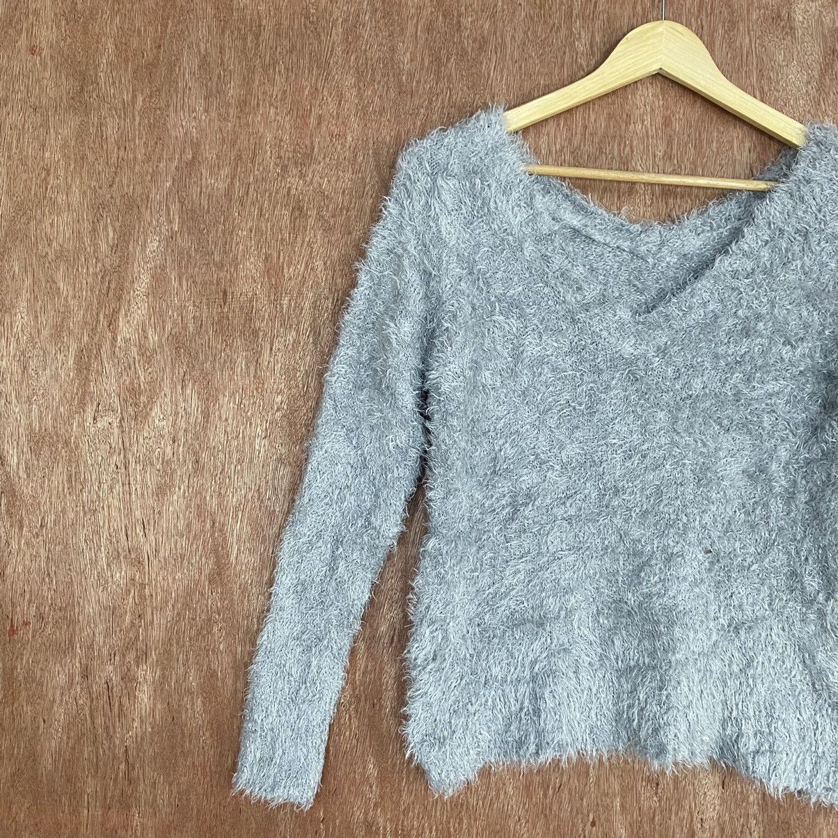 Homespun Knitwear Flower Circle Mohair Shag Shaggy Knitwear #0390 Size US S / EU 44-46 / 1 - 7 Thumbnail