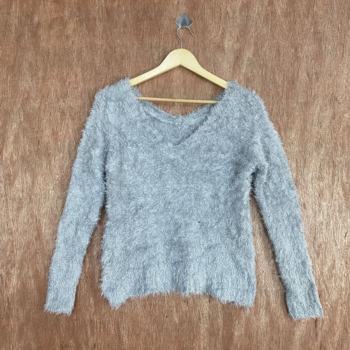 Homespun Knitwear Flower Circle Mohair Shag Shaggy Knitwear #0390 Size US S / EU 44-46 / 1 - 3 Thumbnail