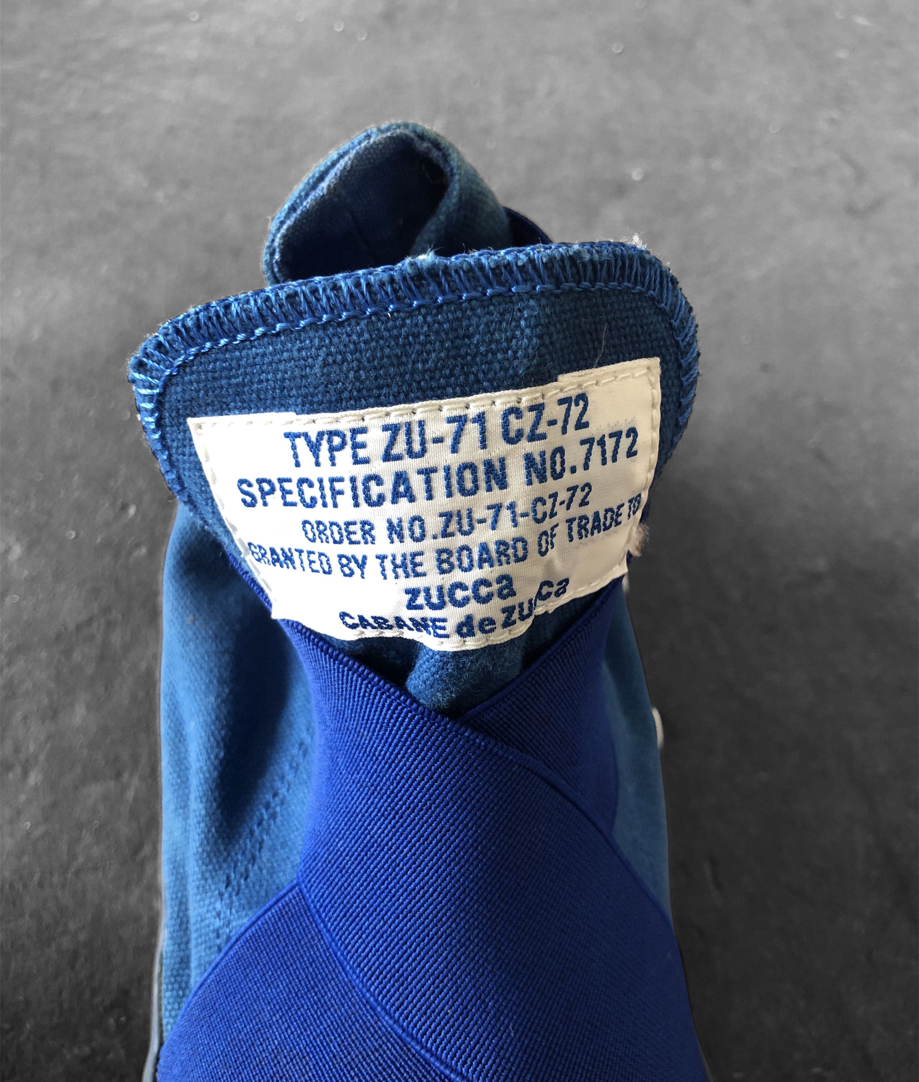 CABANE de ZUCCa × Japanese Brand RARE🔥CABANE DE ZUCCA TYPE ZU-71 HI-TOP SLIP ON SNEAKERS Size US 7 / EU 40 - 8 Thumbnail