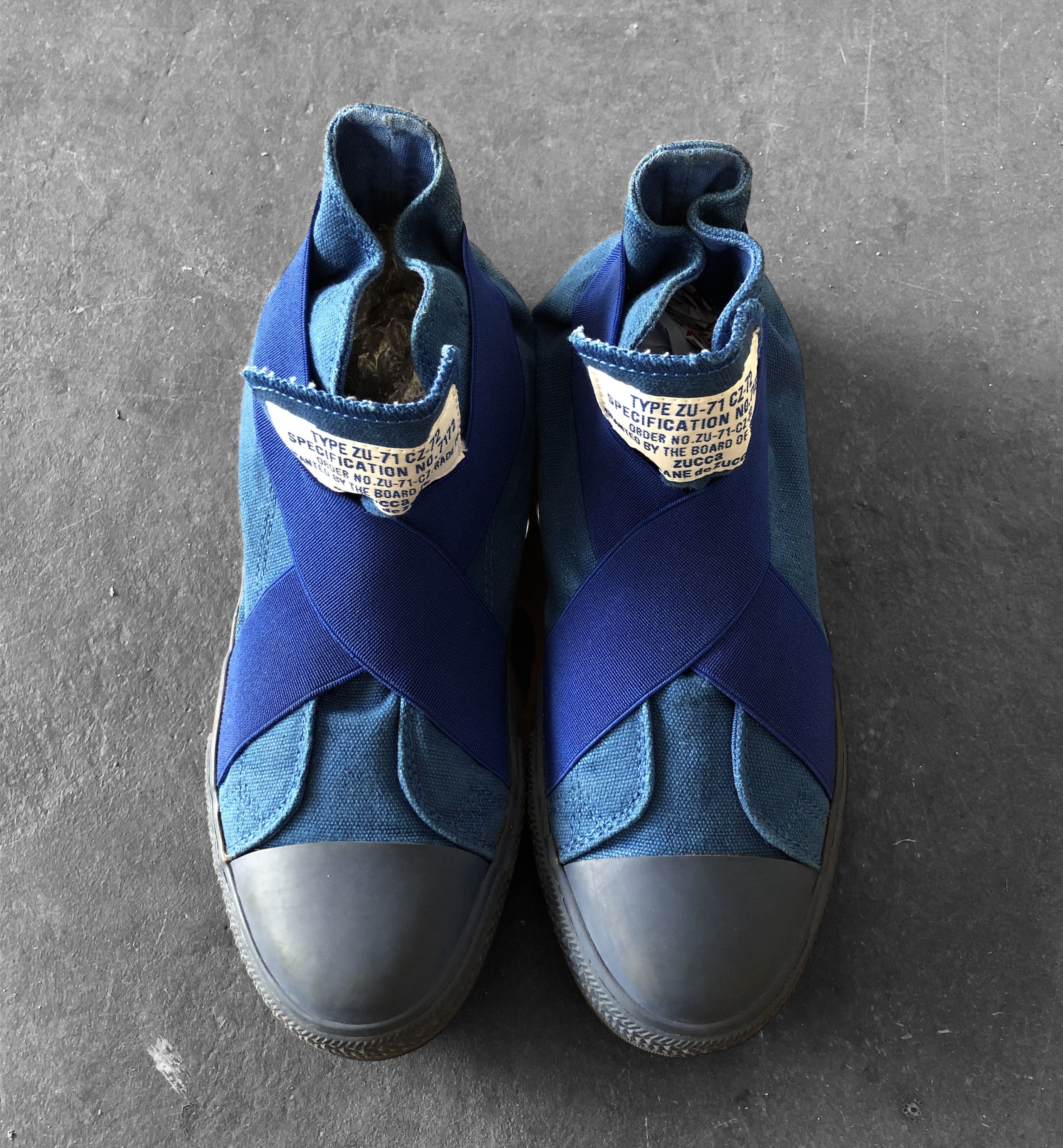 CABANE de ZUCCa × Japanese Brand RARE🔥CABANE DE ZUCCA TYPE ZU-71 HI-TOP SLIP ON SNEAKERS Size US 7 / EU 40 - 3 Thumbnail