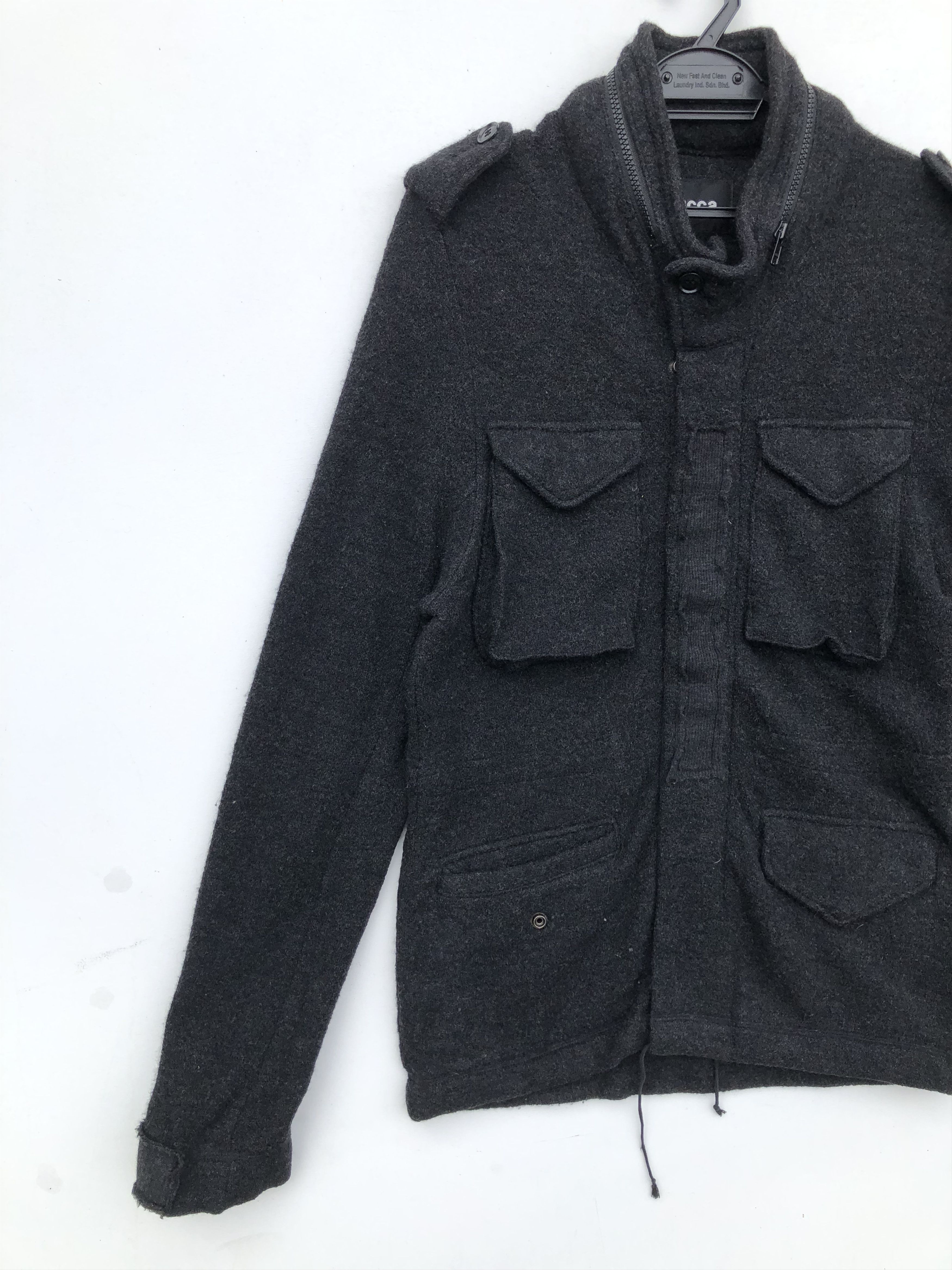 CABANE de ZUCCa ZUCCA TACTICAL WOOL HOODED COAT Size US S / EU 44-46 / 1 - 3 Thumbnail