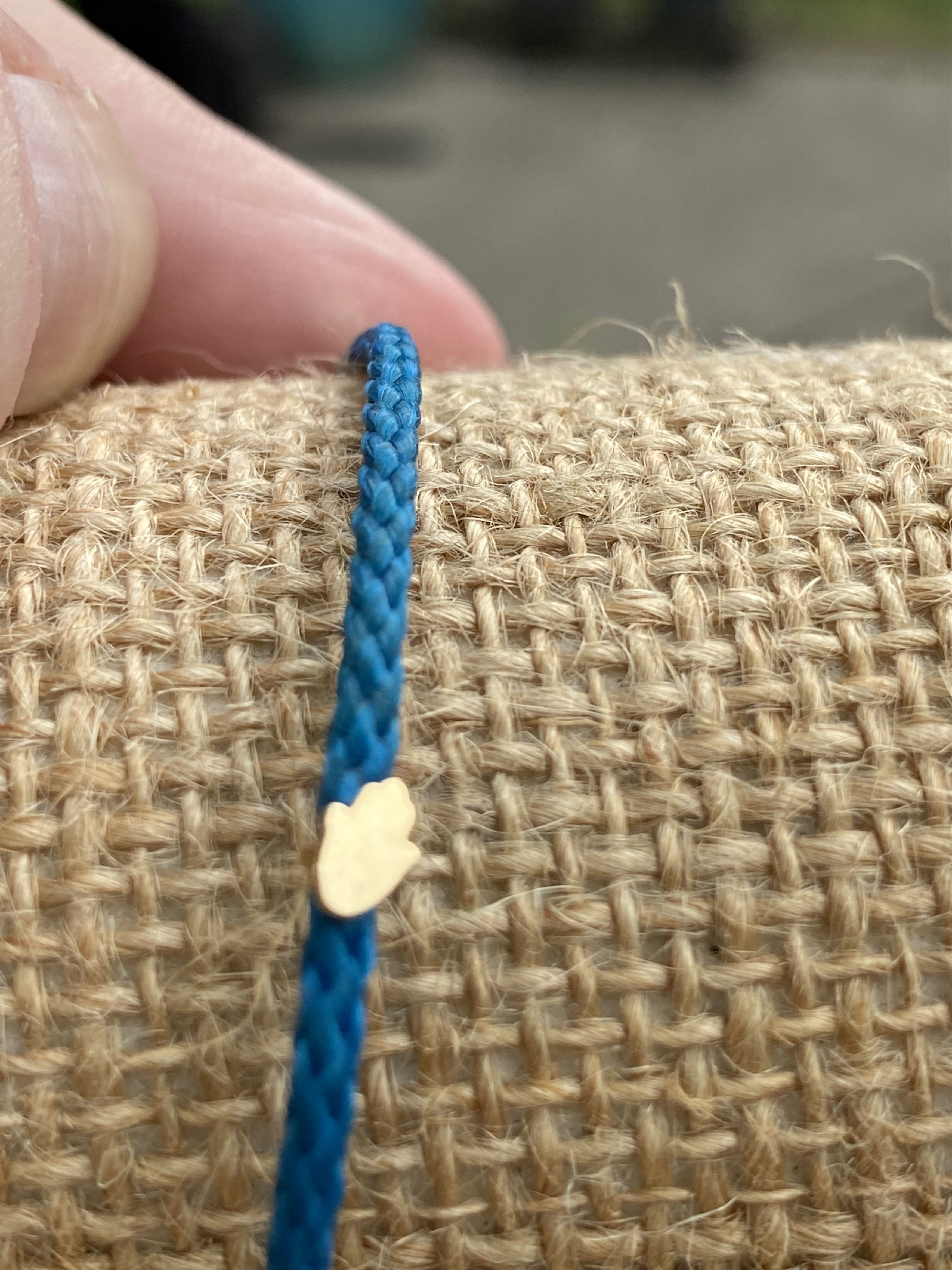 image of Luis Morais 14K Gold & Cord Bracelet - Teal With Hamsa Charm, Men's