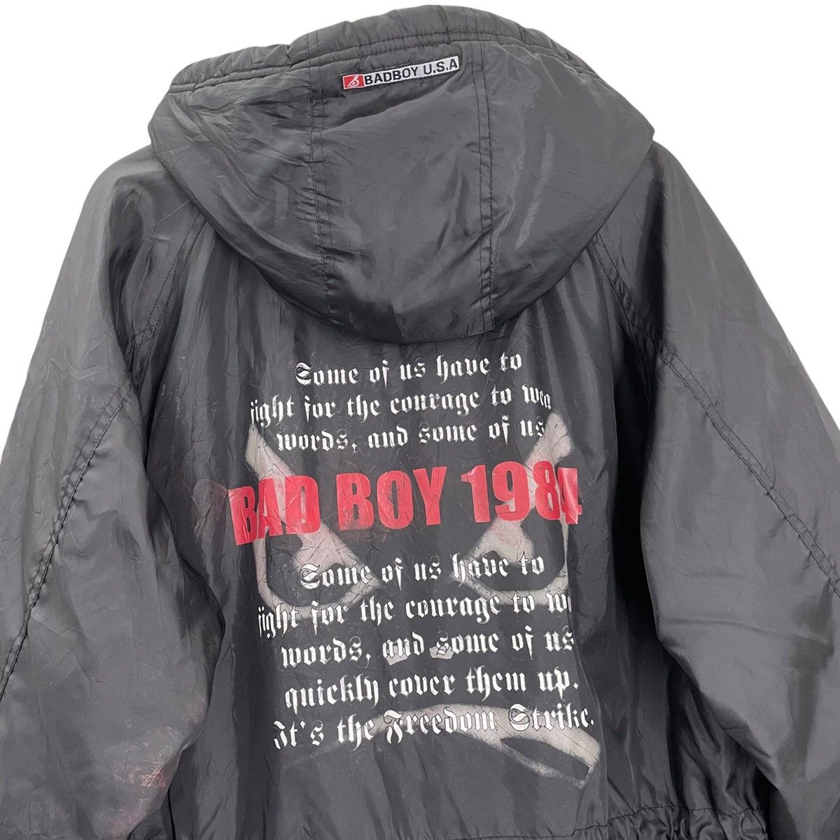 Vintage Vintage Bad Boy Big Logo Long Jacket Raincoat Saiz XL Size US XL / EU 56 / 4 - 2 Thumbnail