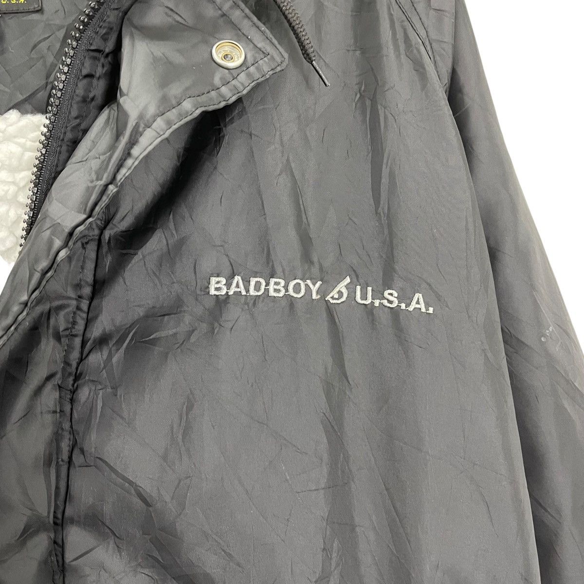 Vintage Vintage Bad Boy Big Logo Long Jacket Raincoat Saiz XL Size US XL / EU 56 / 4 - 8 Thumbnail