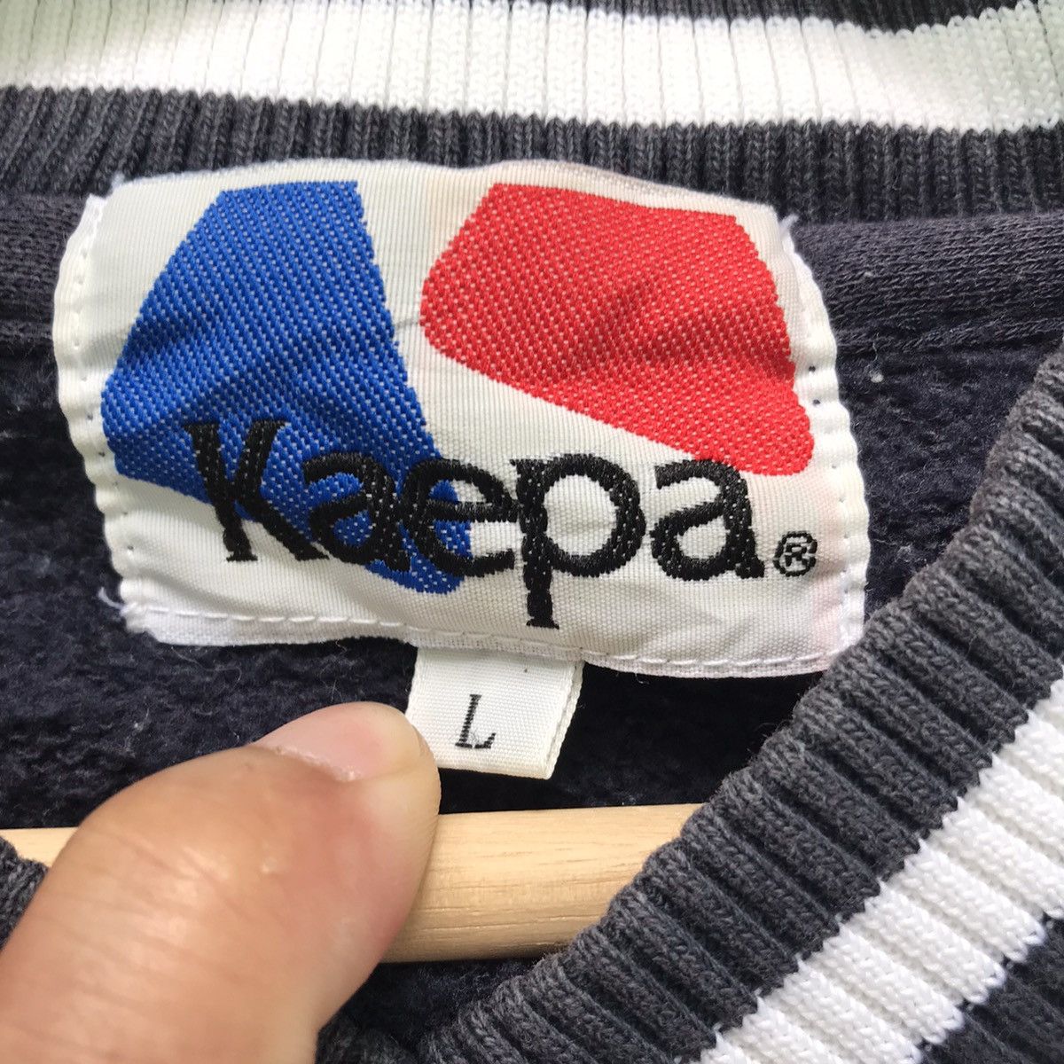 Japanese Brand × Kappa × Vintage Kaepa Embroidered Big Logo Pullover Sweatshirt Size M Size US M / EU 48-50 / 2 - 7 Thumbnail
