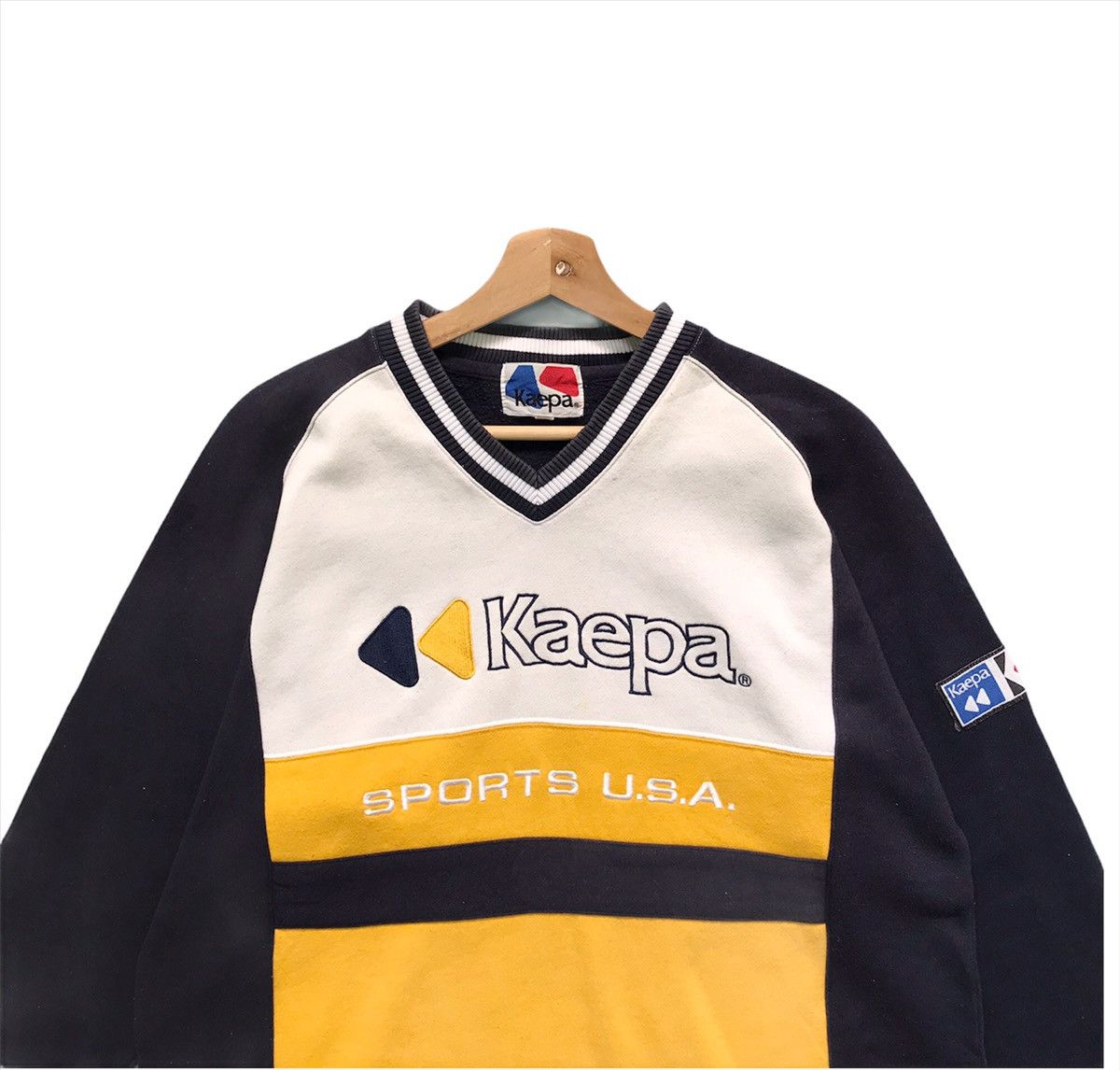 Japanese Brand × Kappa × Vintage Kaepa Embroidered Big Logo Pullover Sweatshirt Size M Size US M / EU 48-50 / 2 - 5 Thumbnail