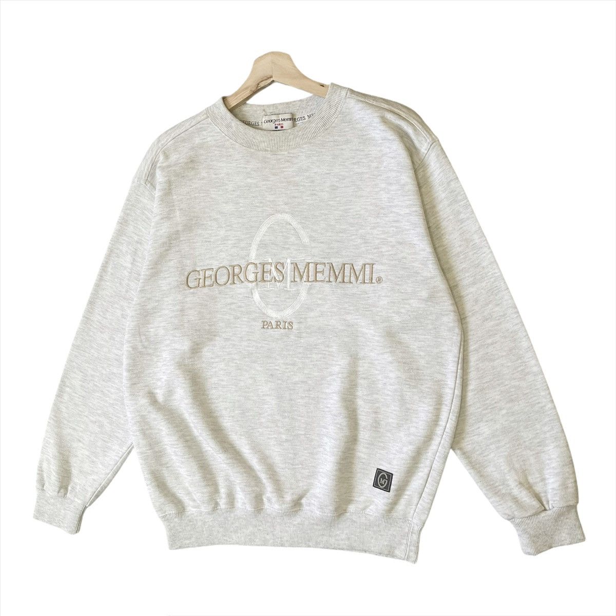 Vintage Vintage Georges Memmi Big Logo Embroidered Sweatshirt Size M Size US M / EU 48-50 / 2 - 3 Thumbnail
