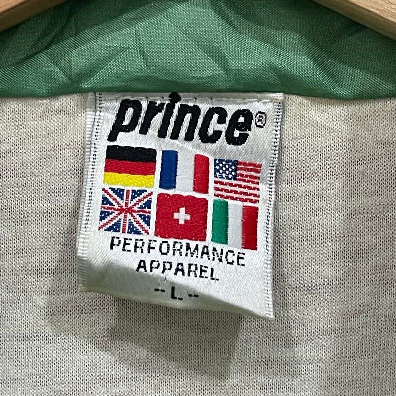 Vintage!! Multicolour Prince Tennis Windbreaker Jacket