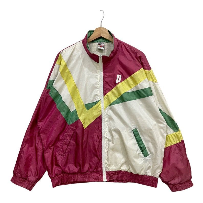 Vintage!! Multicolour Prince Tennis Windbreaker Jacket