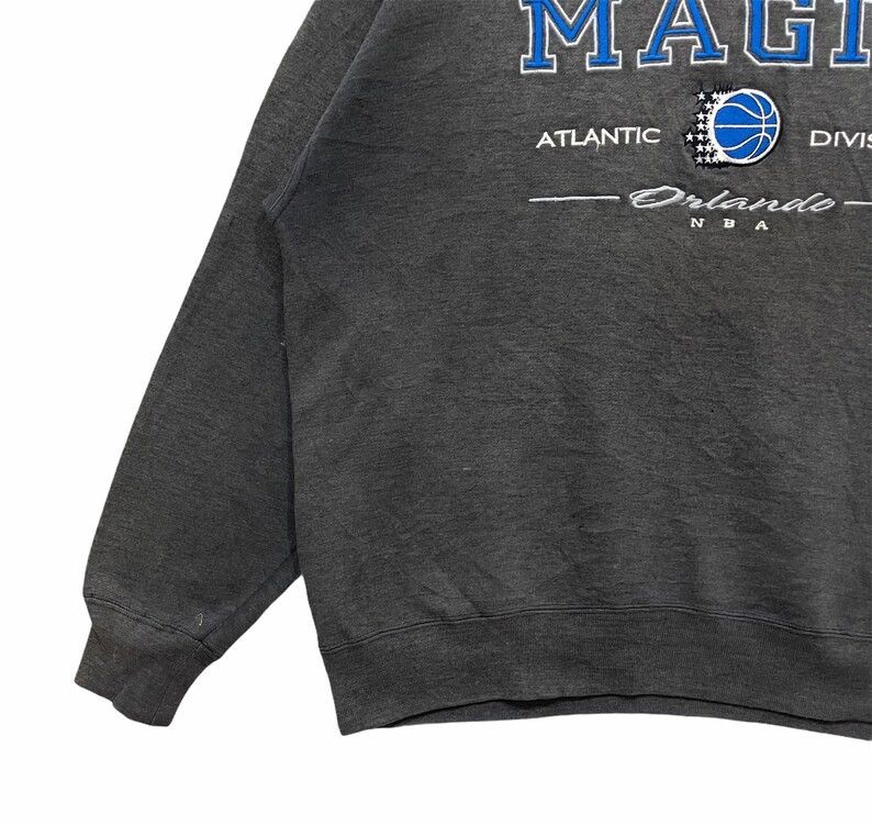 NBA Rare Vintage 80s ORLANDO MAGIC NBA Sweatshirt Size US XL / EU 56 / 4 - 4 Thumbnail