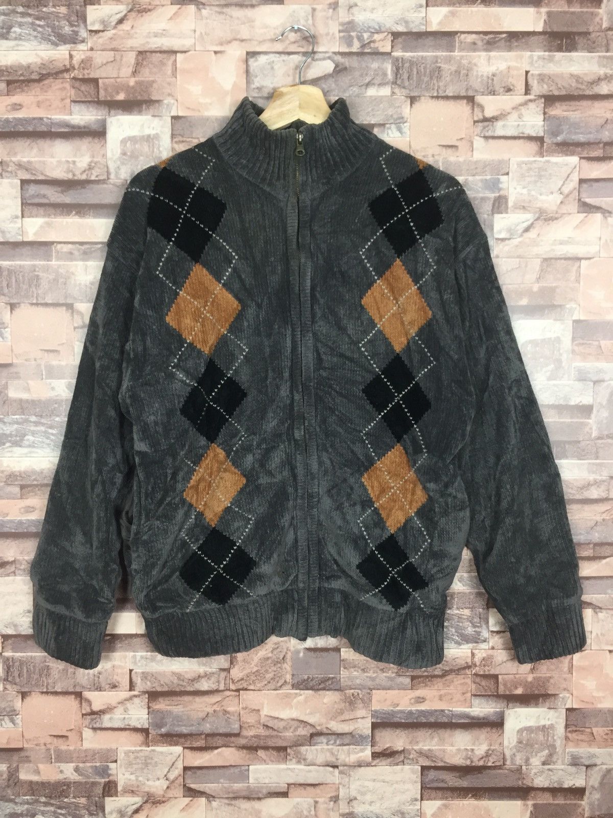 Japanese Brand Spario Cudroy Zipper Sweater#13-5 Size US M / EU 48-50 / 2 - 1 Thumbnail