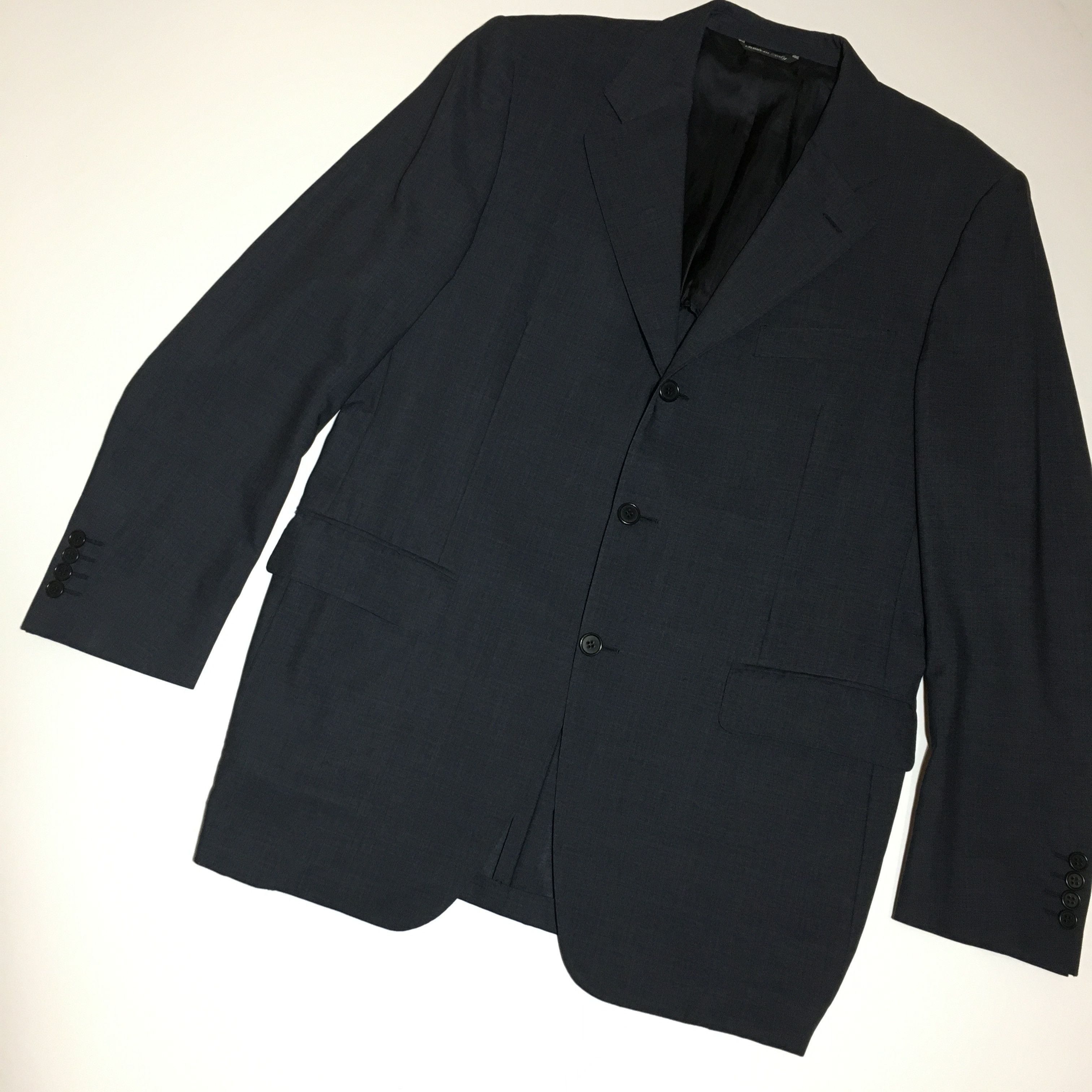 Canali Canali Gray 3 Button Blazer Jacket Size 40R Size 40R - 4 Thumbnail