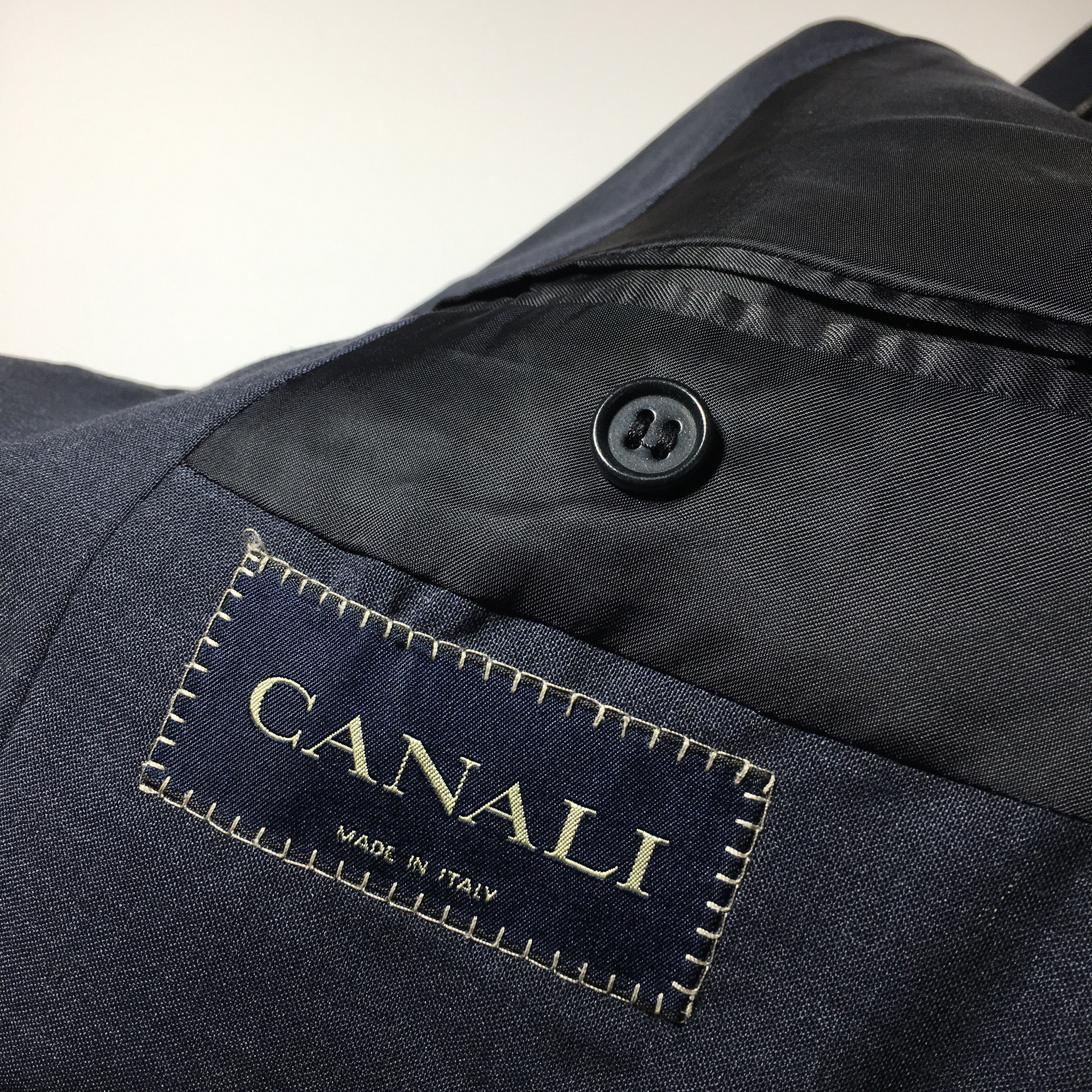 Canali Canali Gray 3 Button Blazer Jacket Size 40R Size 40R - 8 Thumbnail