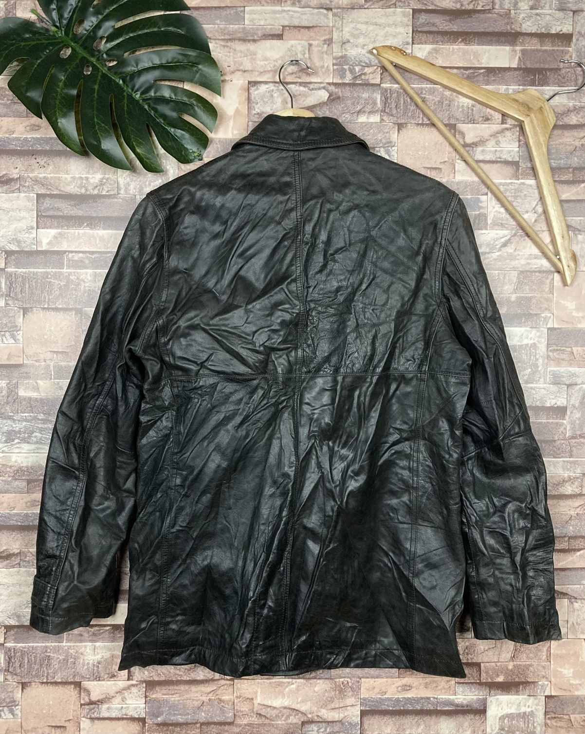 Japanese Brand × Takeo Kikuchi TAKEO KIKUCHI LEATHER LONG JACKETS Size US XS / EU 42 / 0 - 2 Thumbnail