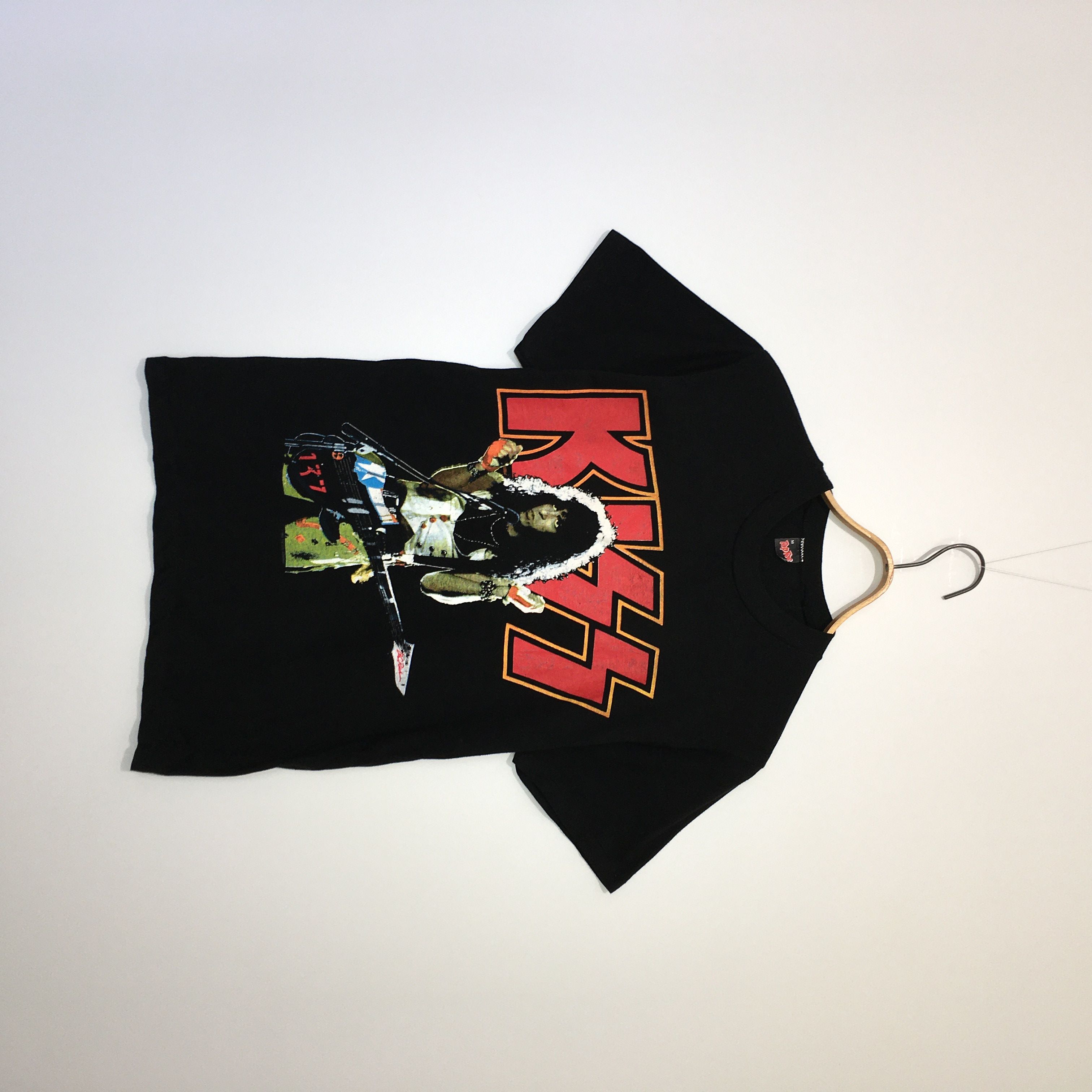Band Tees × KISS 1988 The Kiss Life Is Like Sex ... Single 