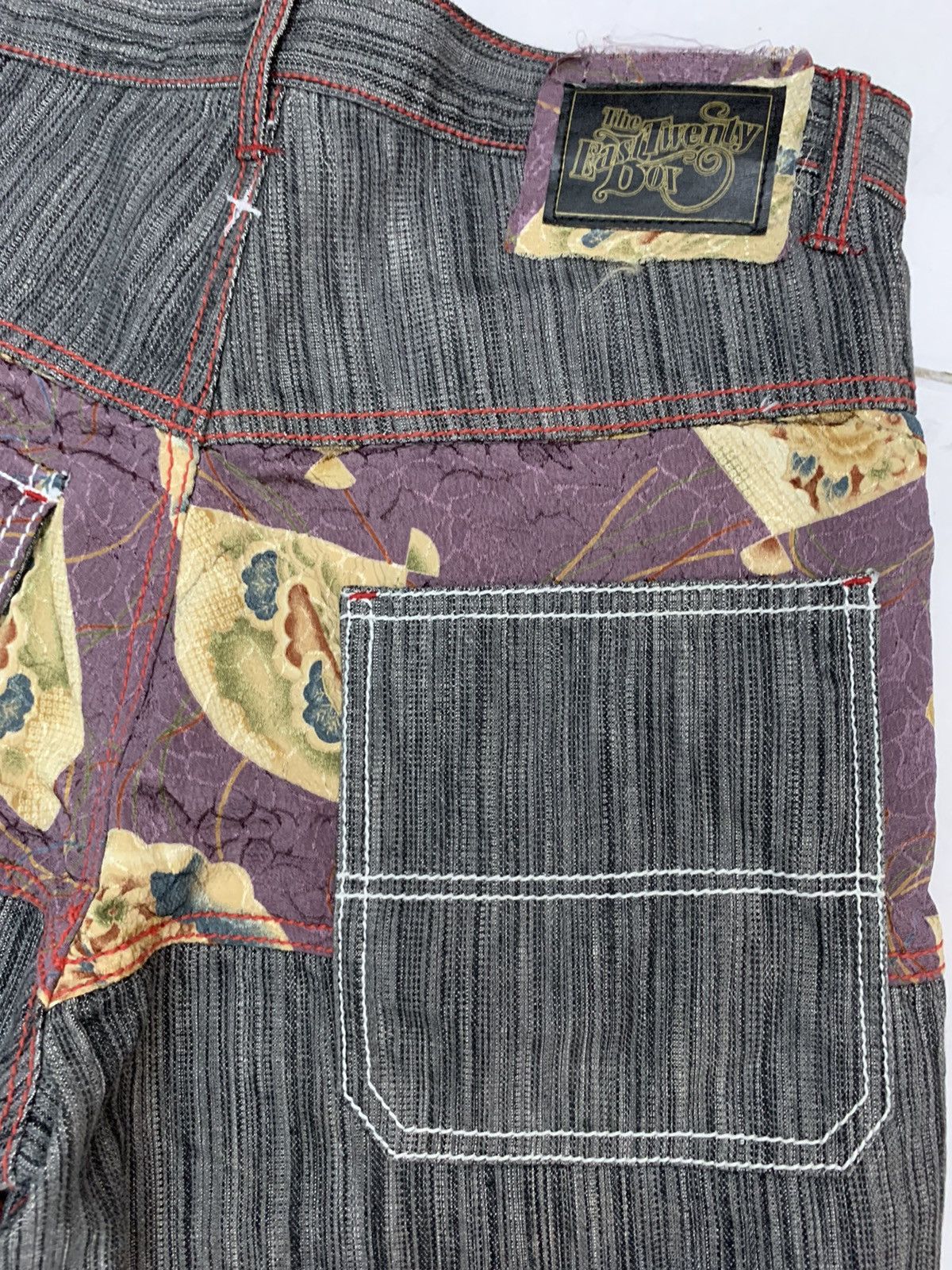 Designer East20box denim pant art Japan design mutipocket Size US 31 - 9 Thumbnail