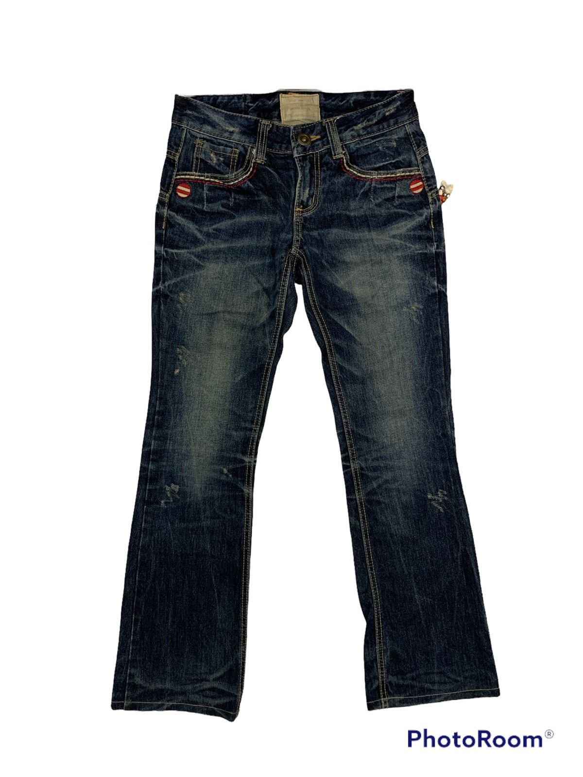 Designer Lolita denim pant exotic Vintage denim Size US 31 - 2 Thumbnail