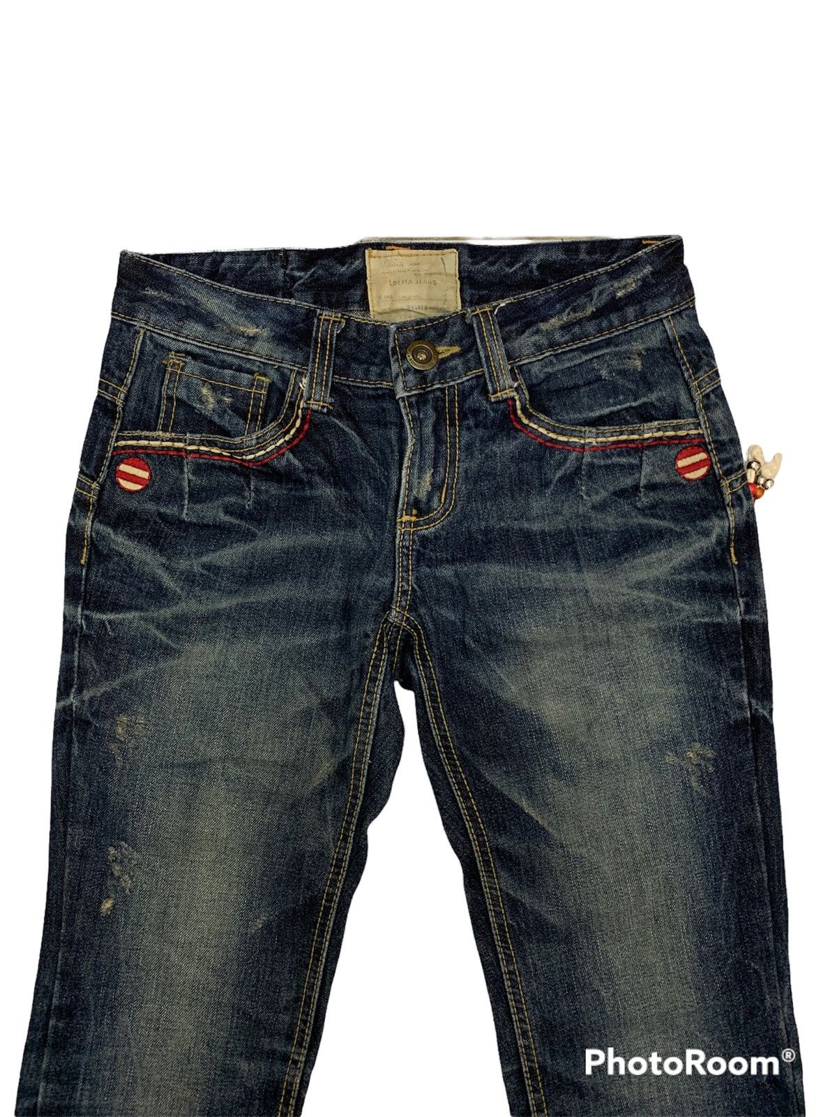 Designer Lolita denim pant exotic Vintage denim Size US 31 - 5 Thumbnail