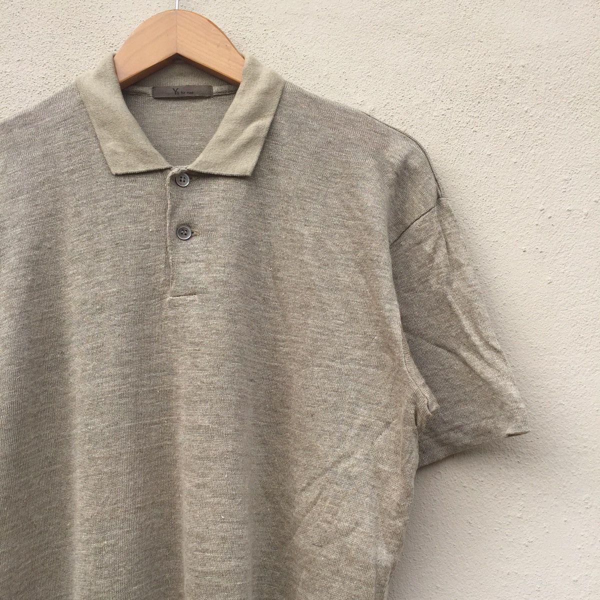 Y's for Men × Yohji Yamamoto Y’S FOR MEN BY YOHJI YAMAMOTO Nice Design polo T-Shirt Size US L / EU 52-54 / 3 - 3 Thumbnail