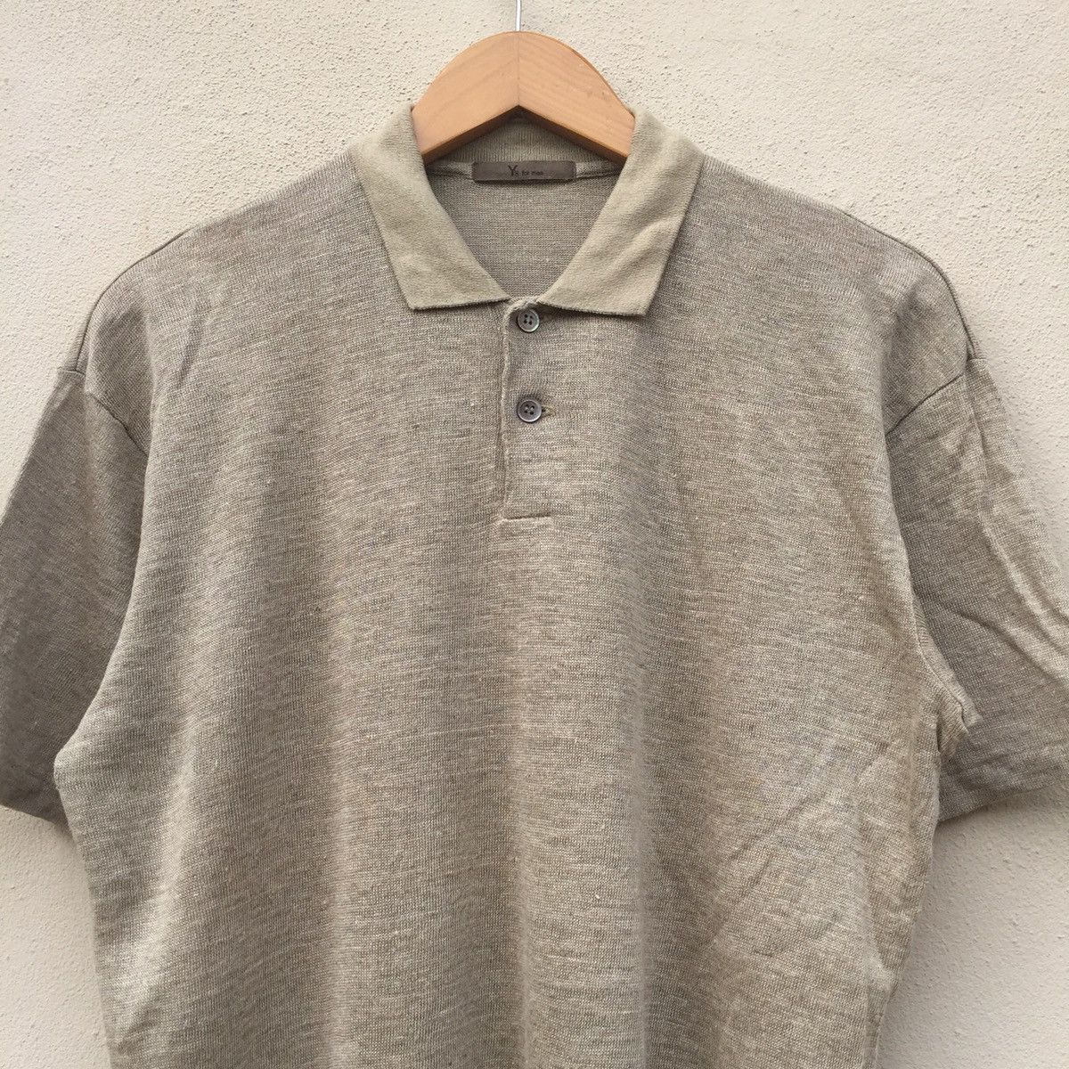 Y's for Men × Yohji Yamamoto Y’S FOR MEN BY YOHJI YAMAMOTO Nice Design polo T-Shirt Size US L / EU 52-54 / 3 - 2 Thumbnail