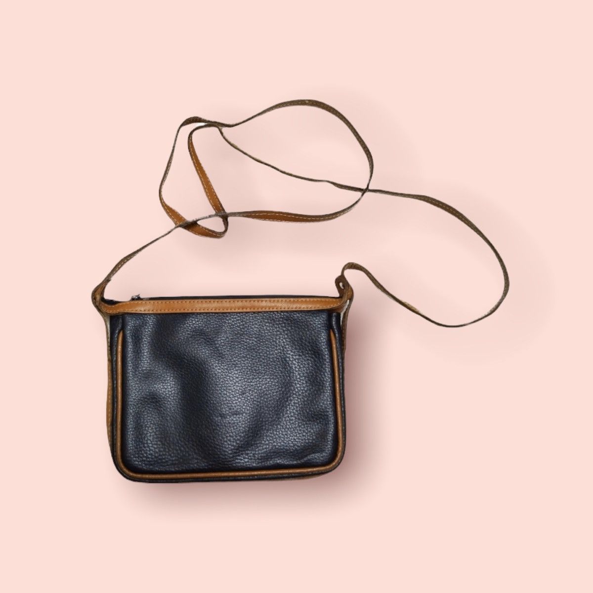 Andre Courreges COURREGES VINTAGE LEATHER MINI CROSSBODY SLING Size ONE SIZE - 4 Thumbnail