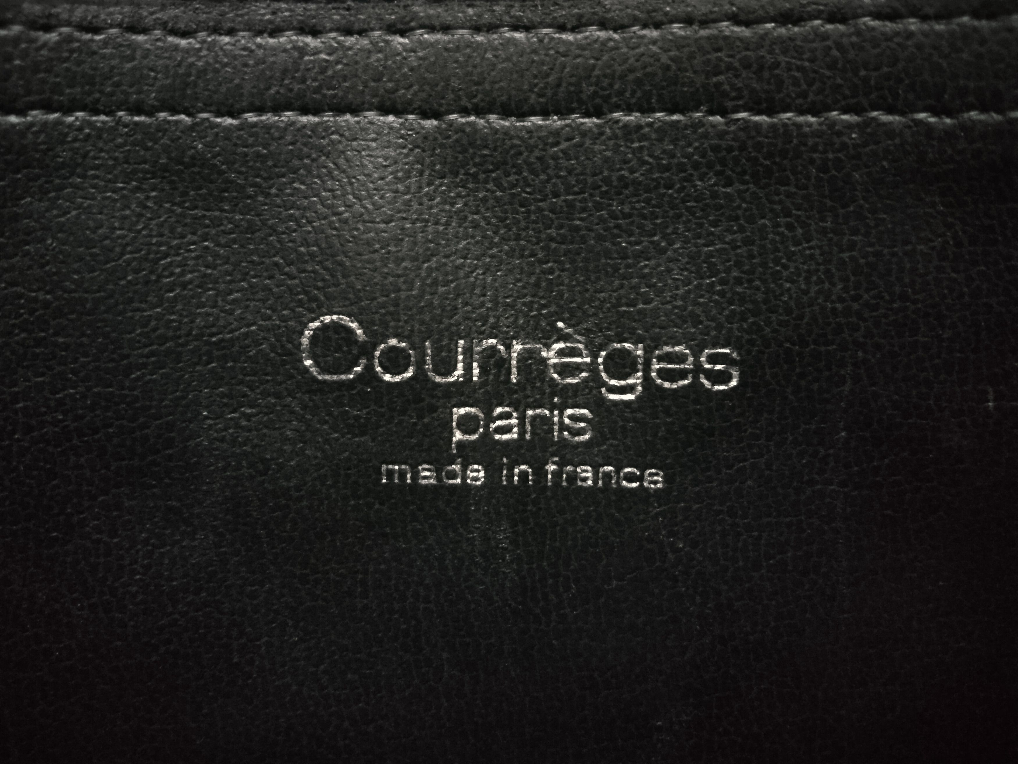 Andre Courreges COURREGES VINTAGE LEATHER MINI CROSSBODY SLING Size ONE SIZE - 11 Thumbnail