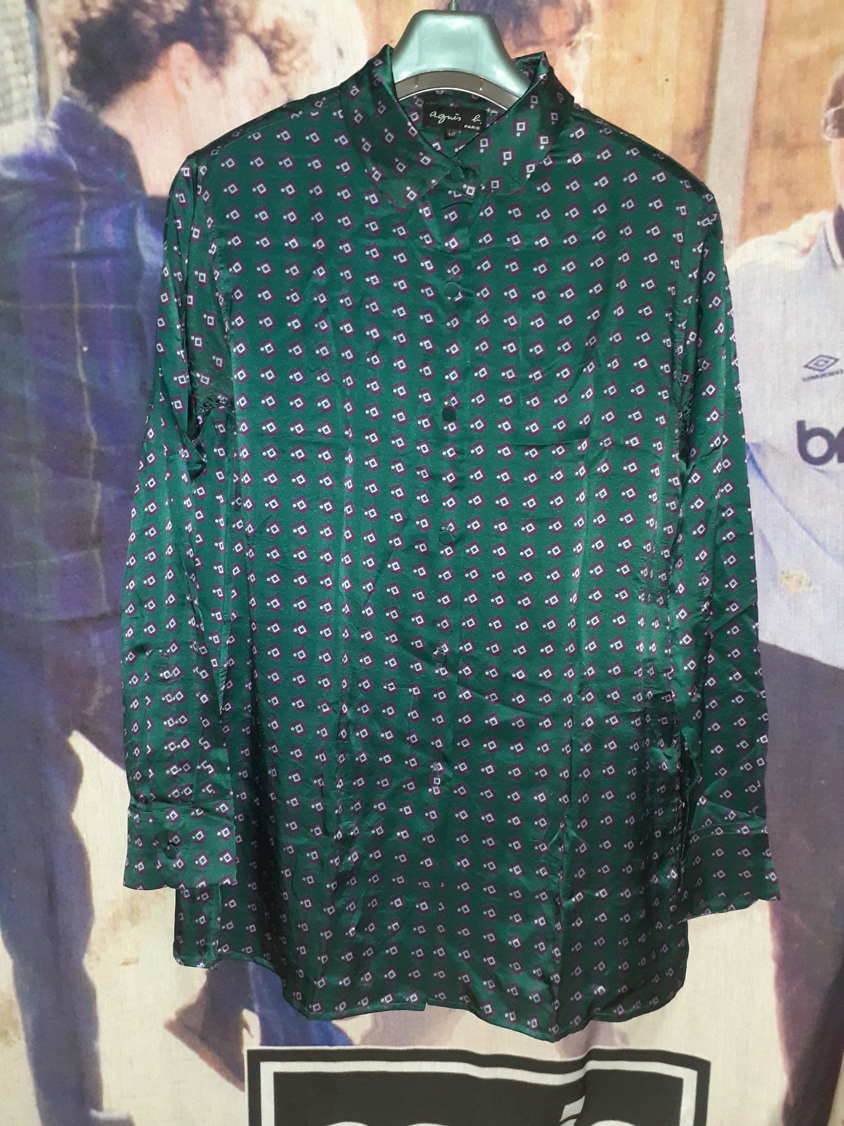 agnes b. Vintage Agnes B. silk Shirt France fashion luxury women Size ONE SIZE - 1 Thumbnail