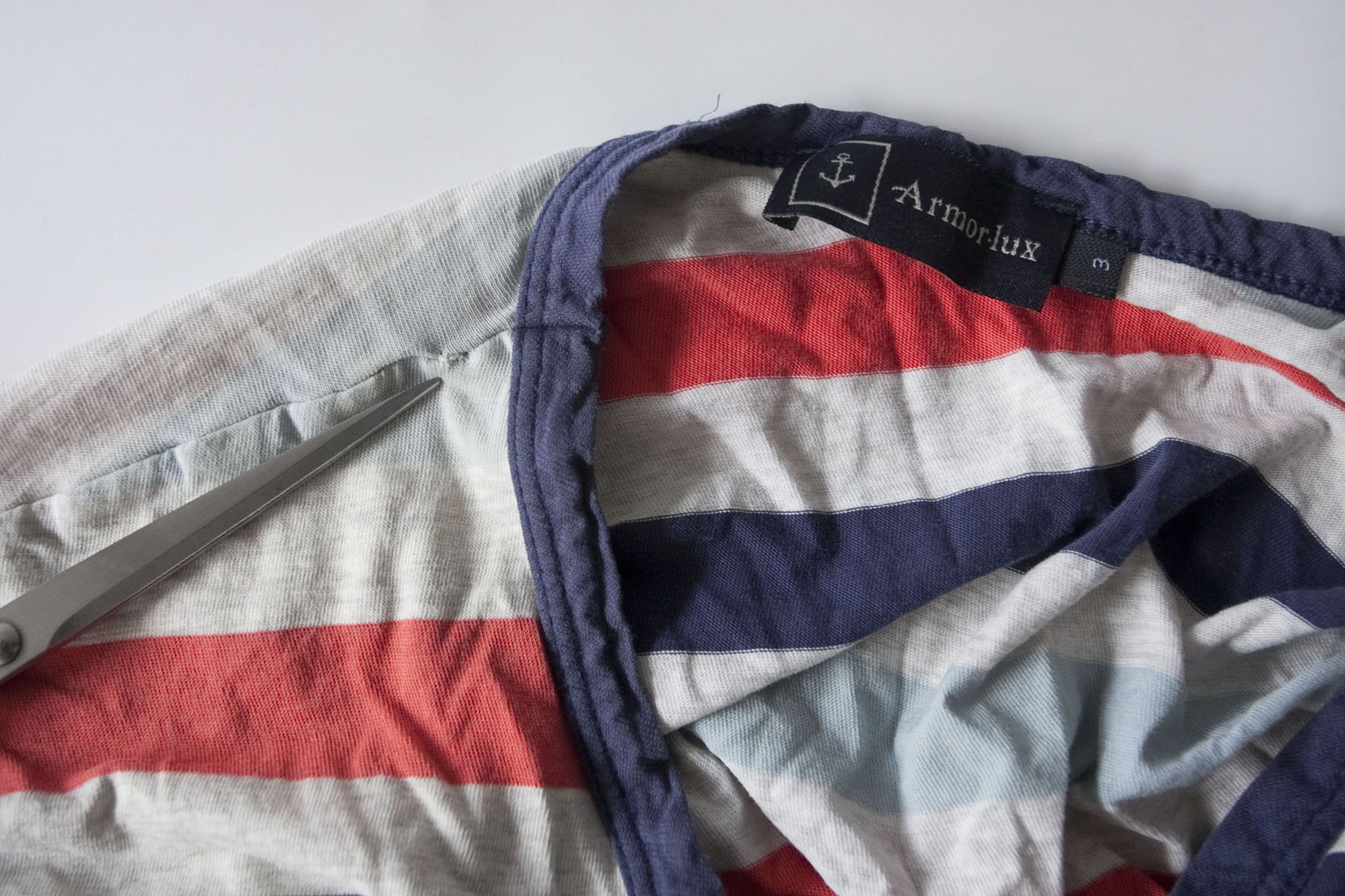 Armor-Lux ** Armor Lux T Shirt Breton Stripe Size 3 / S/M Size US M / EU 48-50 / 2 - 6 Thumbnail