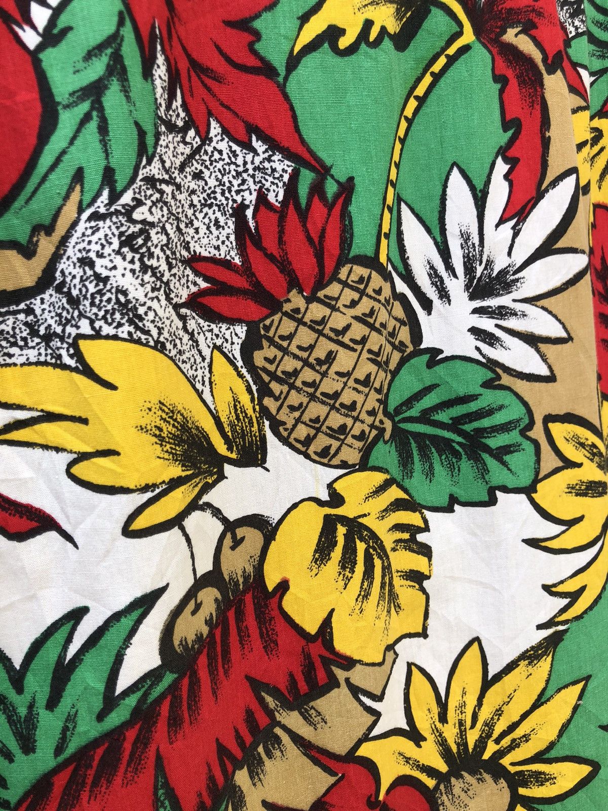 Vintage Vintage 90s PUSH Japan Open Collar Baggy Hawaiian Shirt Size US L / EU 52-54 / 3 - 14 Thumbnail