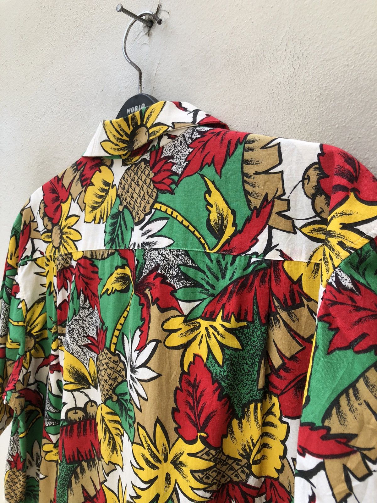 Vintage Vintage 90s PUSH Japan Open Collar Baggy Hawaiian Shirt Size US L / EU 52-54 / 3 - 16 Thumbnail