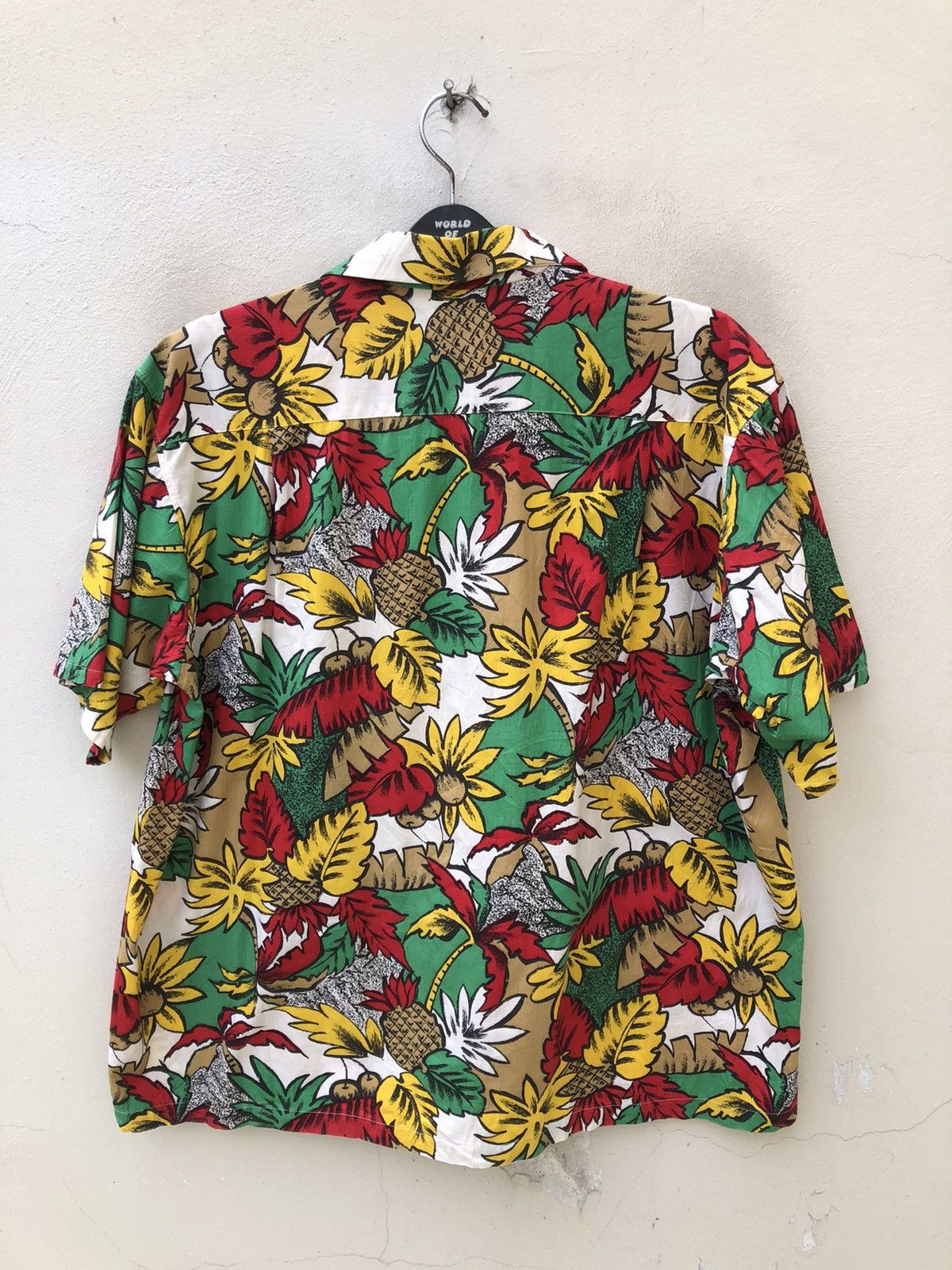 Vintage Vintage 90s PUSH Japan Open Collar Baggy Hawaiian Shirt Size US L / EU 52-54 / 3 - 11 Thumbnail