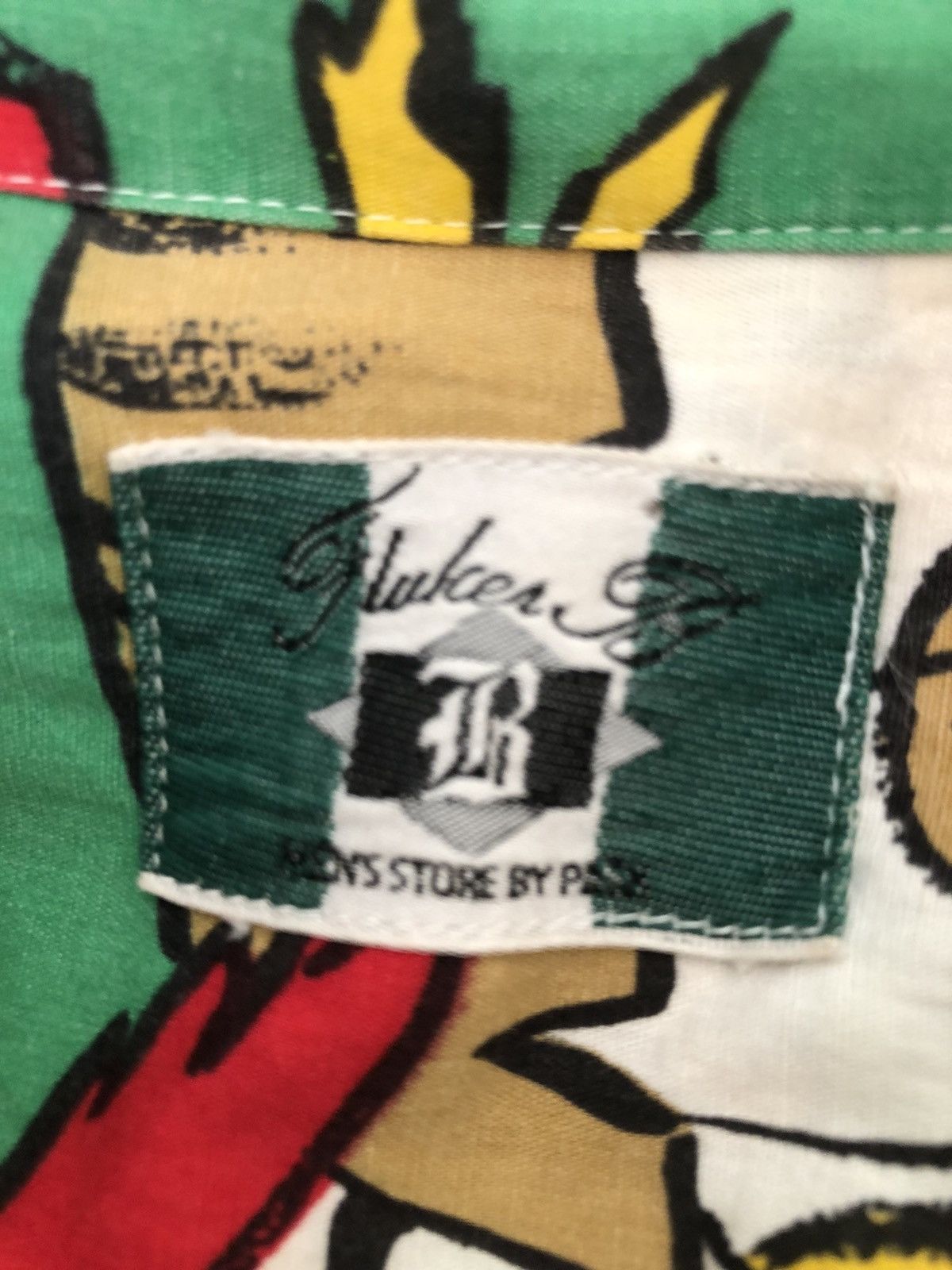 Vintage Vintage 90s PUSH Japan Open Collar Baggy Hawaiian Shirt Size US L / EU 52-54 / 3 - 18 Thumbnail