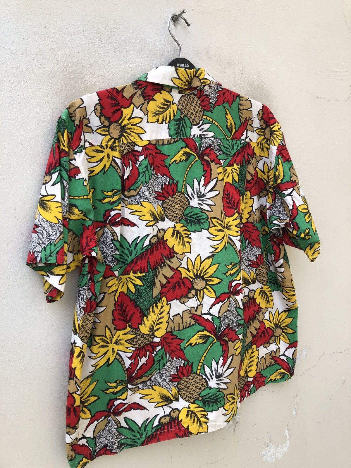 Vintage Vintage 90s PUSH Japan Open Collar Baggy Hawaiian Shirt Size US L / EU 52-54 / 3 - 13 Thumbnail
