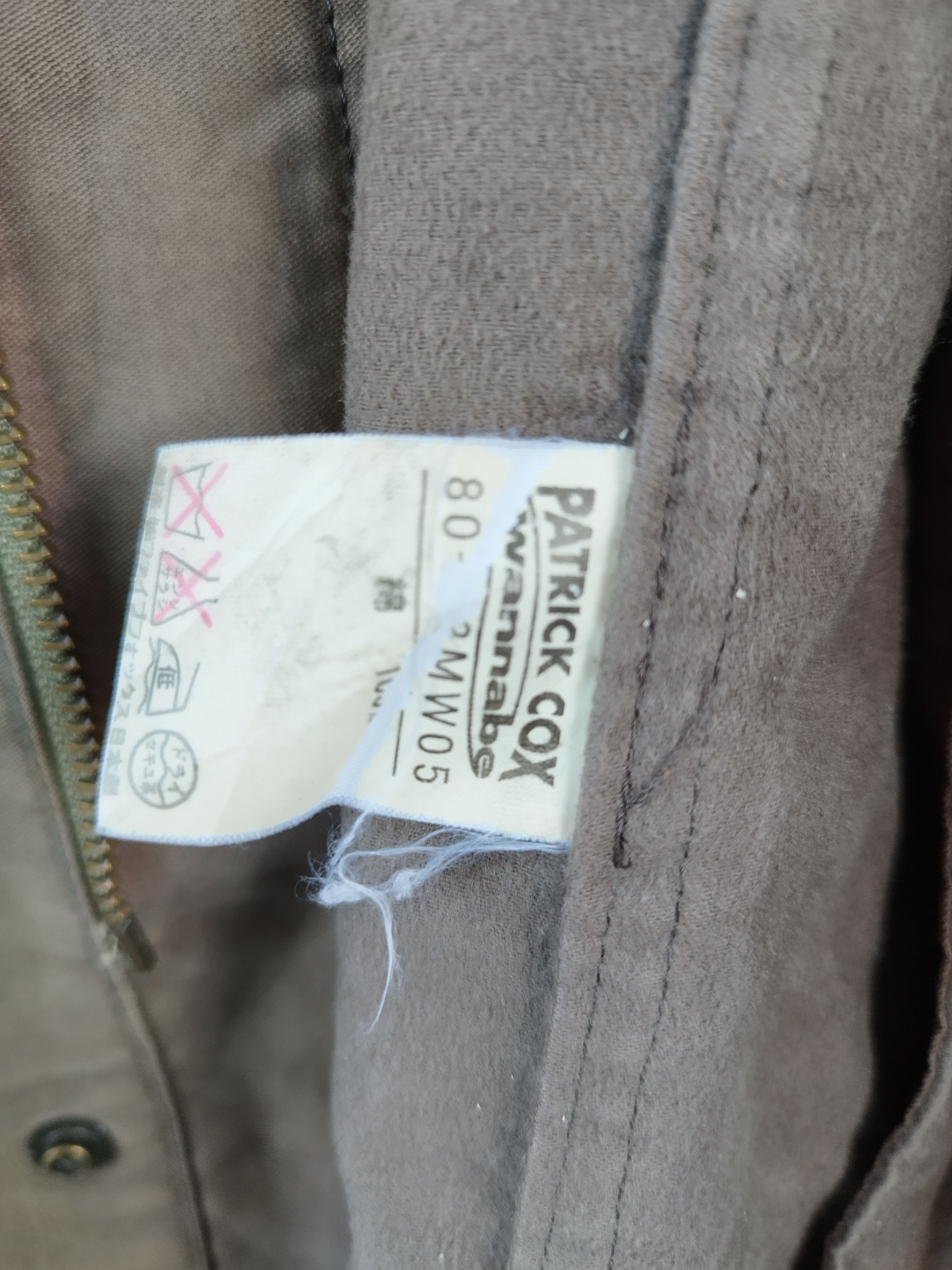 Japanese Brand × Patrick Cox Patrick Cox Jacket parka army Size US L / EU 52-54 / 3 - 6 Thumbnail