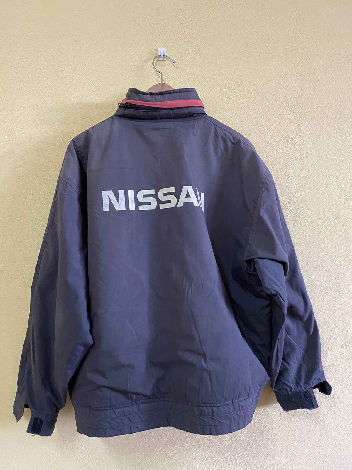 Nissan × Vintage Vintage Nissan Bomber jacket full zipped Size US L / EU 52-54 / 3 - 6 Thumbnail