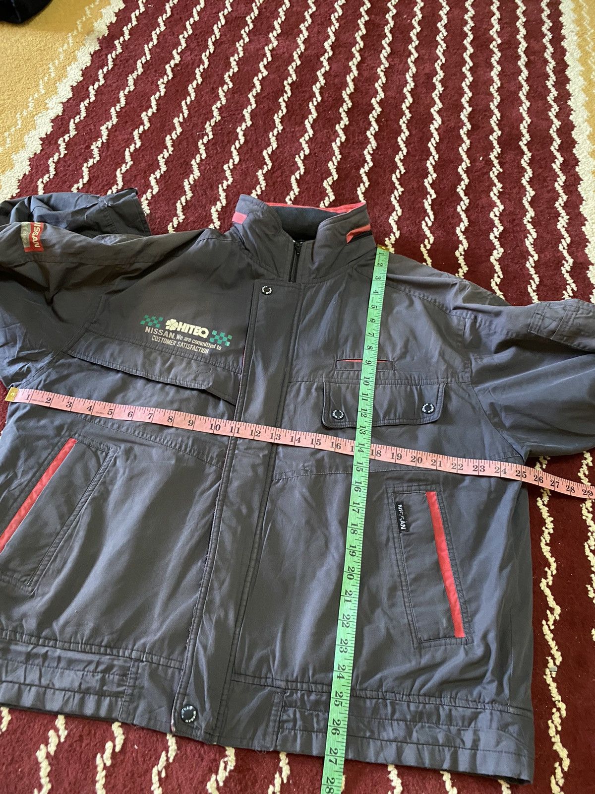 Nissan × Vintage Vintage Nissan Bomber jacket full zipped Size US L / EU 52-54 / 3 - 11 Thumbnail