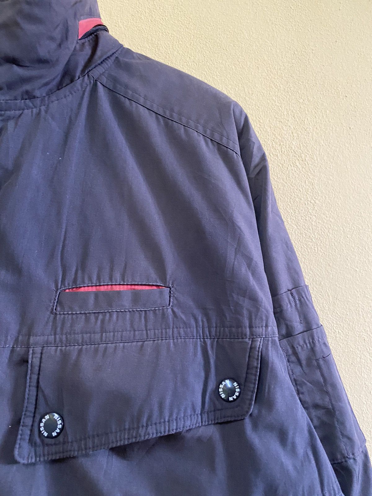 Nissan × Vintage Vintage Nissan Bomber jacket full zipped Size US L / EU 52-54 / 3 - 4 Thumbnail