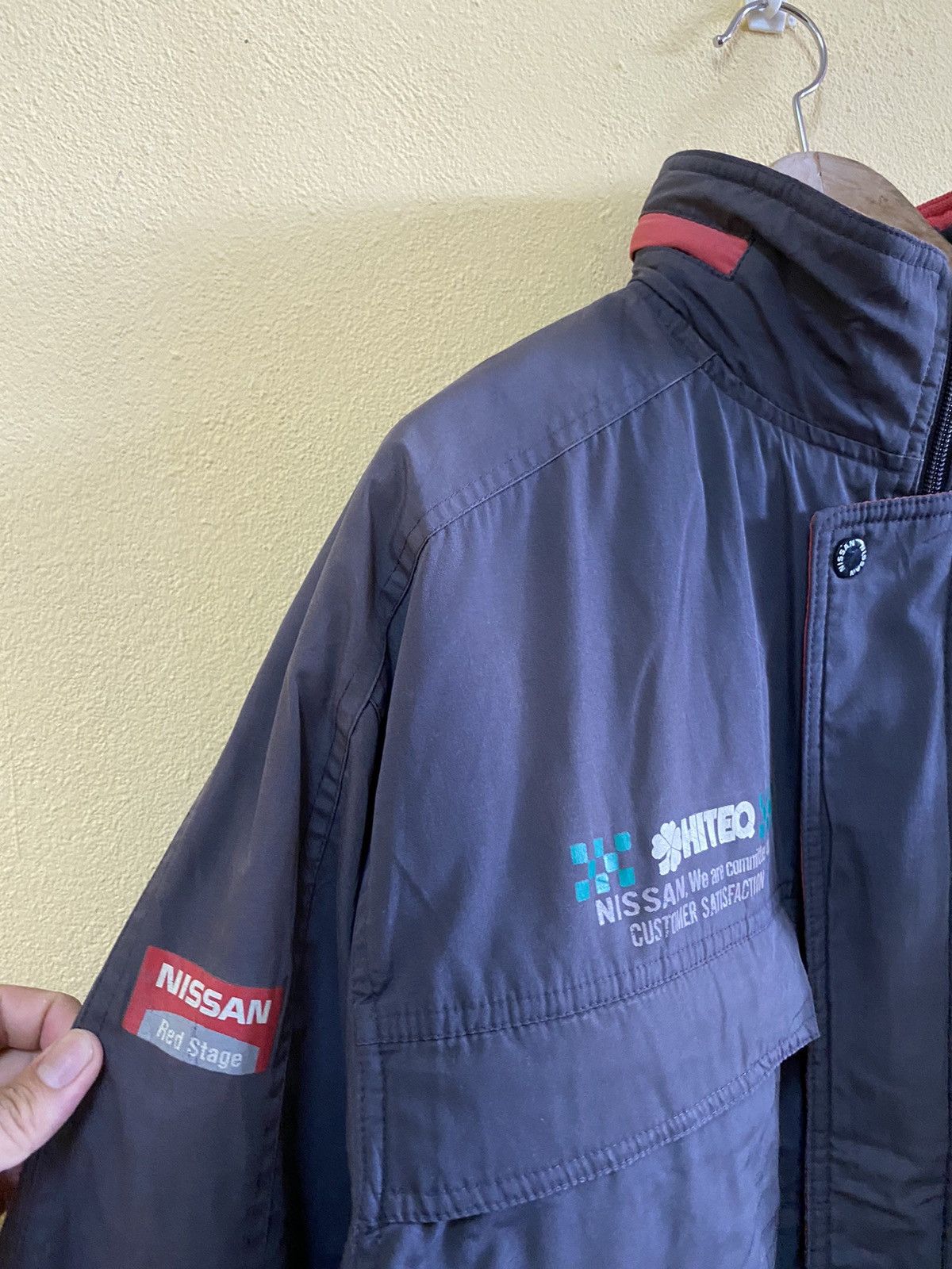 Nissan × Vintage Vintage Nissan Bomber jacket full zipped Size US L / EU 52-54 / 3 - 3 Thumbnail
