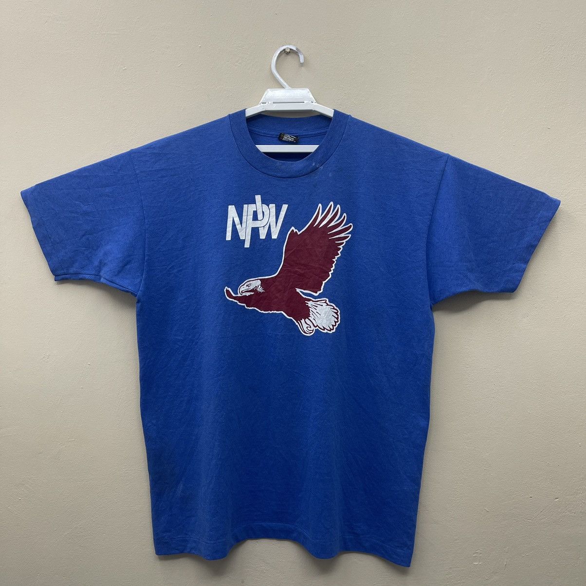 Vintage Vintage 90s Npw Bald Eagle T-Shirt Size US XL / EU 56 / 4 - 1 Thumbnail