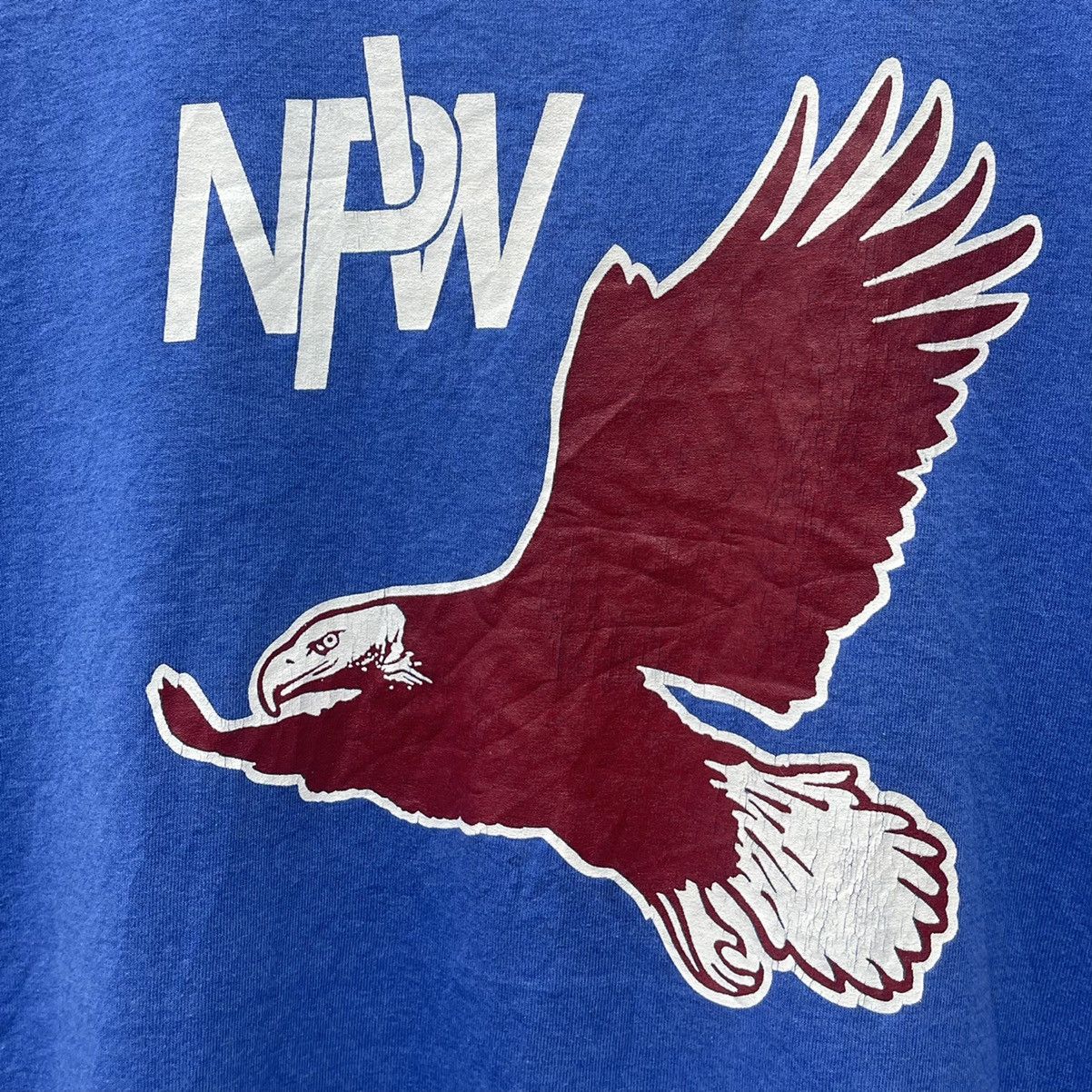 Vintage Vintage 90s Npw Bald Eagle T-Shirt Size US XL / EU 56 / 4 - 2 Thumbnail