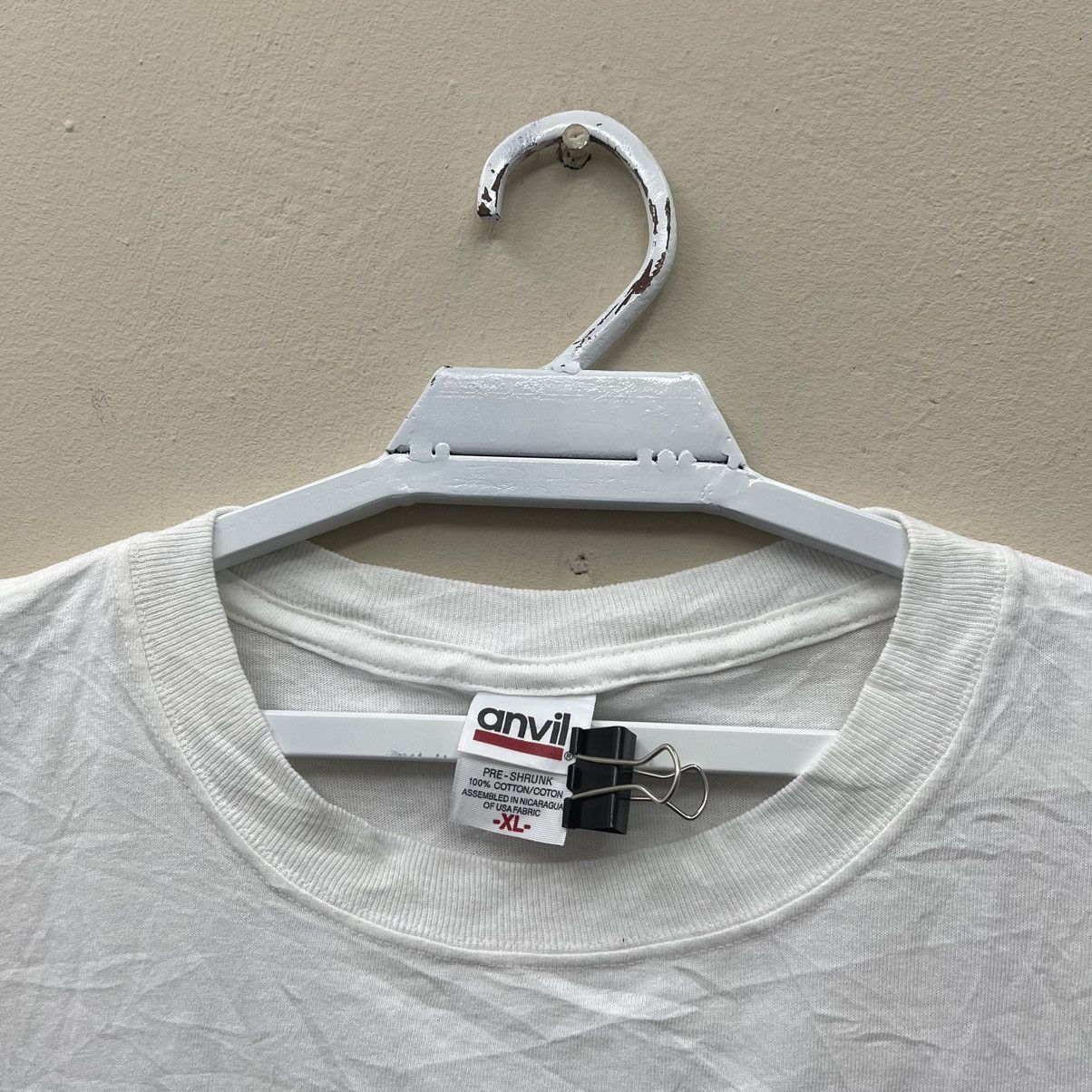 Anvil × Vintage Vintage Jacksonville's Crazy About Coggin White T-Shirt XL Size US XL / EU 56 / 4 - 4 Thumbnail